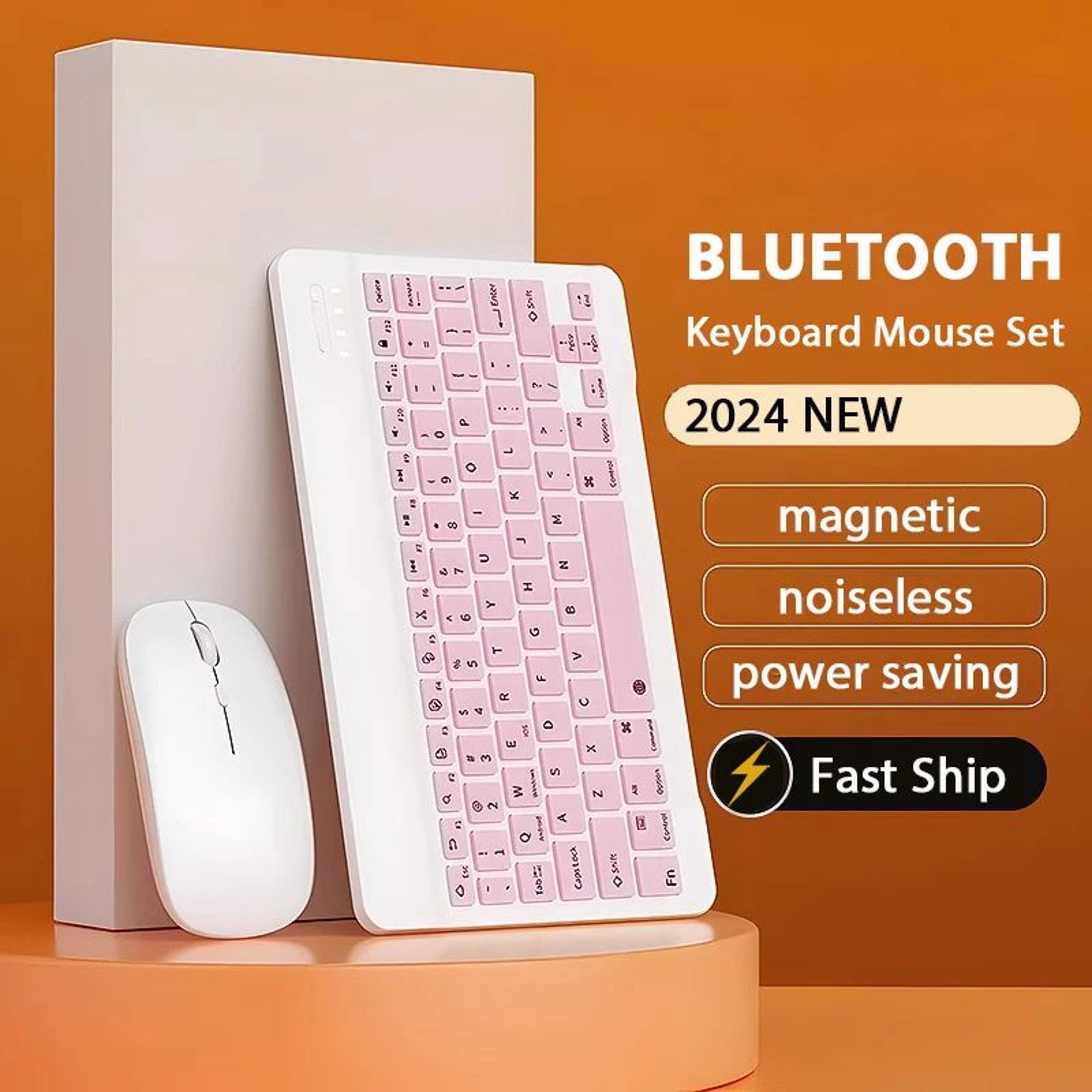 10in magnetic tablet keyboard with bluetooth, rechargeable design for ipad and tablets