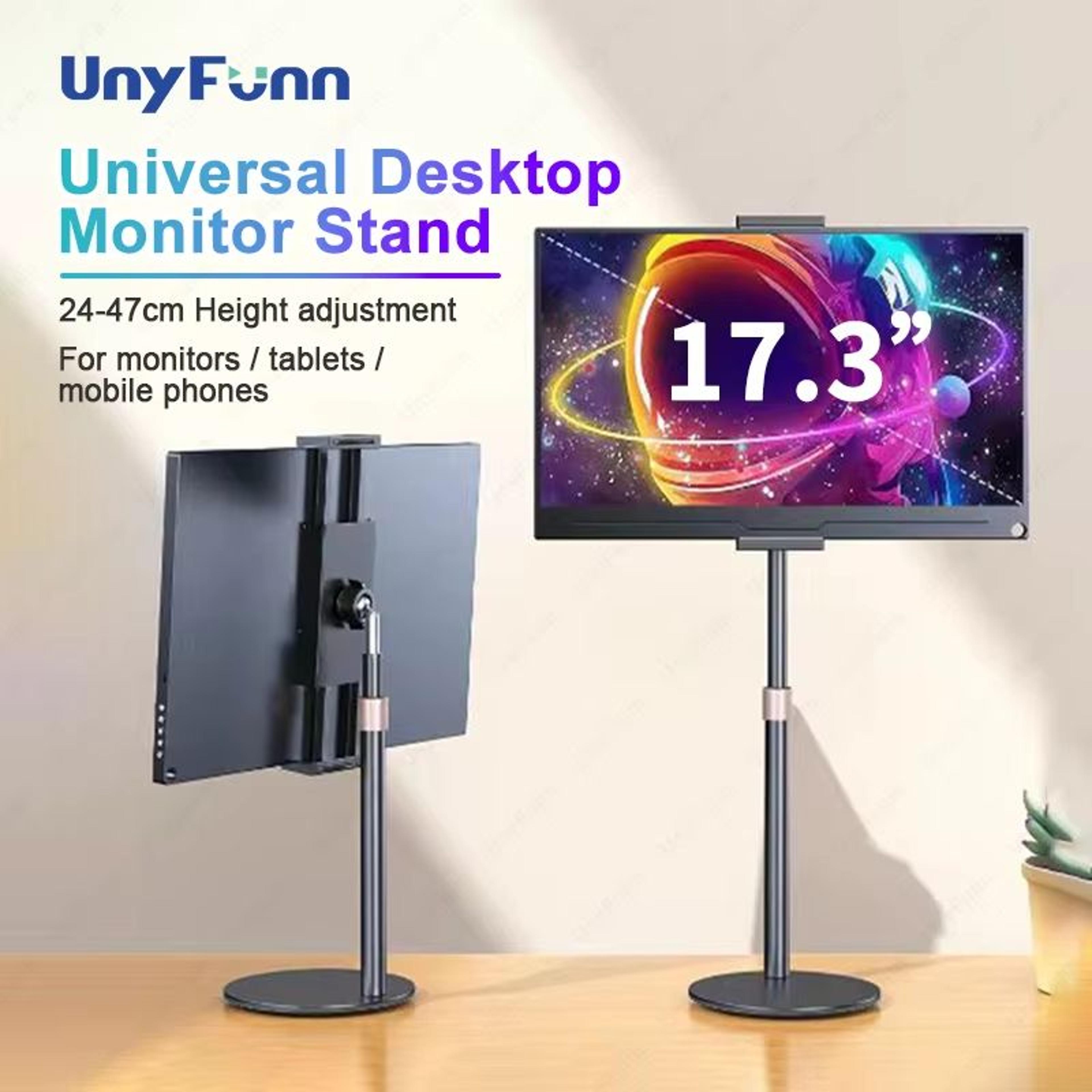 cdisplay adjustable portable monitor stand for 4.7-17.3in phones, tablets, and screens