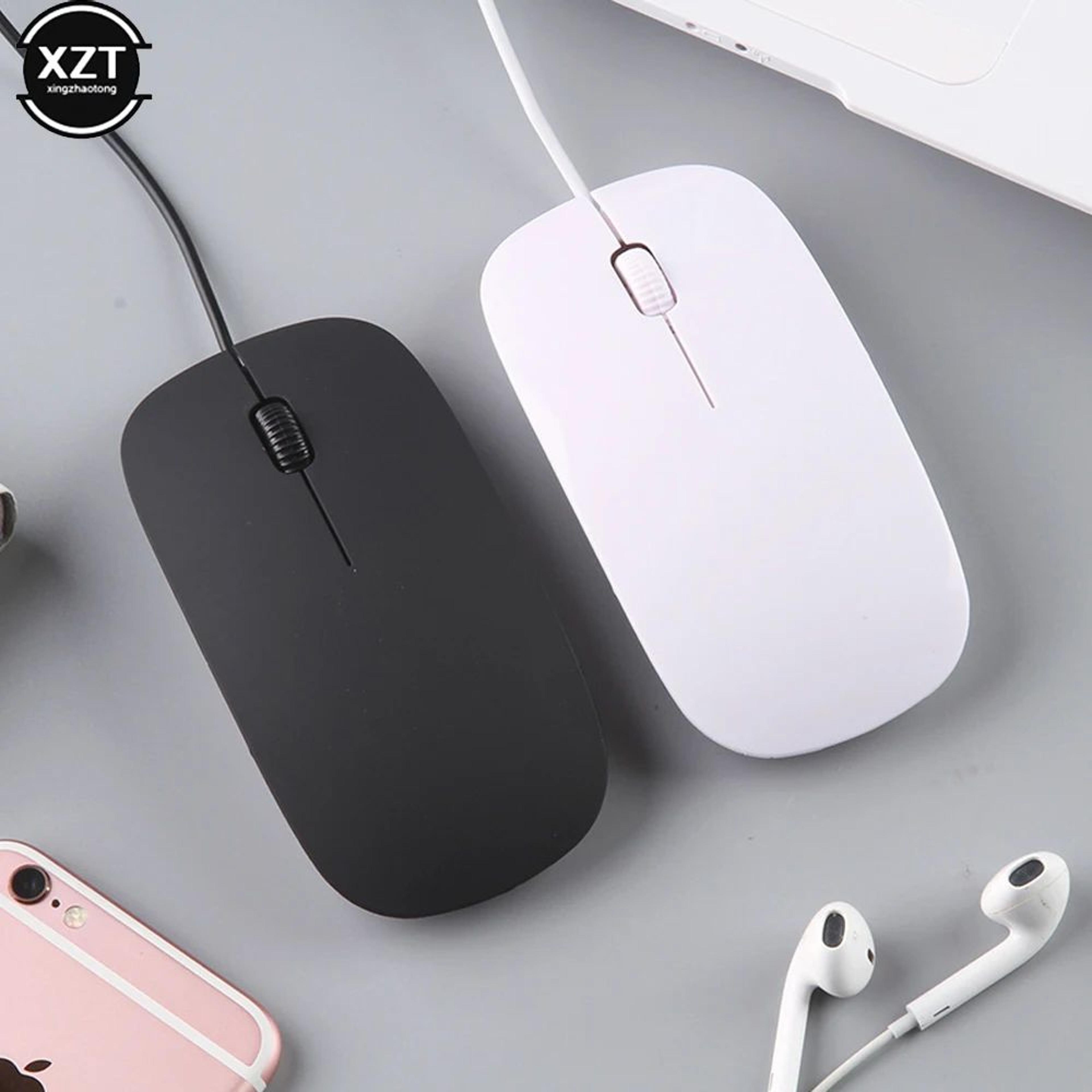 ultrathin wired usb optical mouse ergonomic business mouse with 1.2m cable for laptop and pc