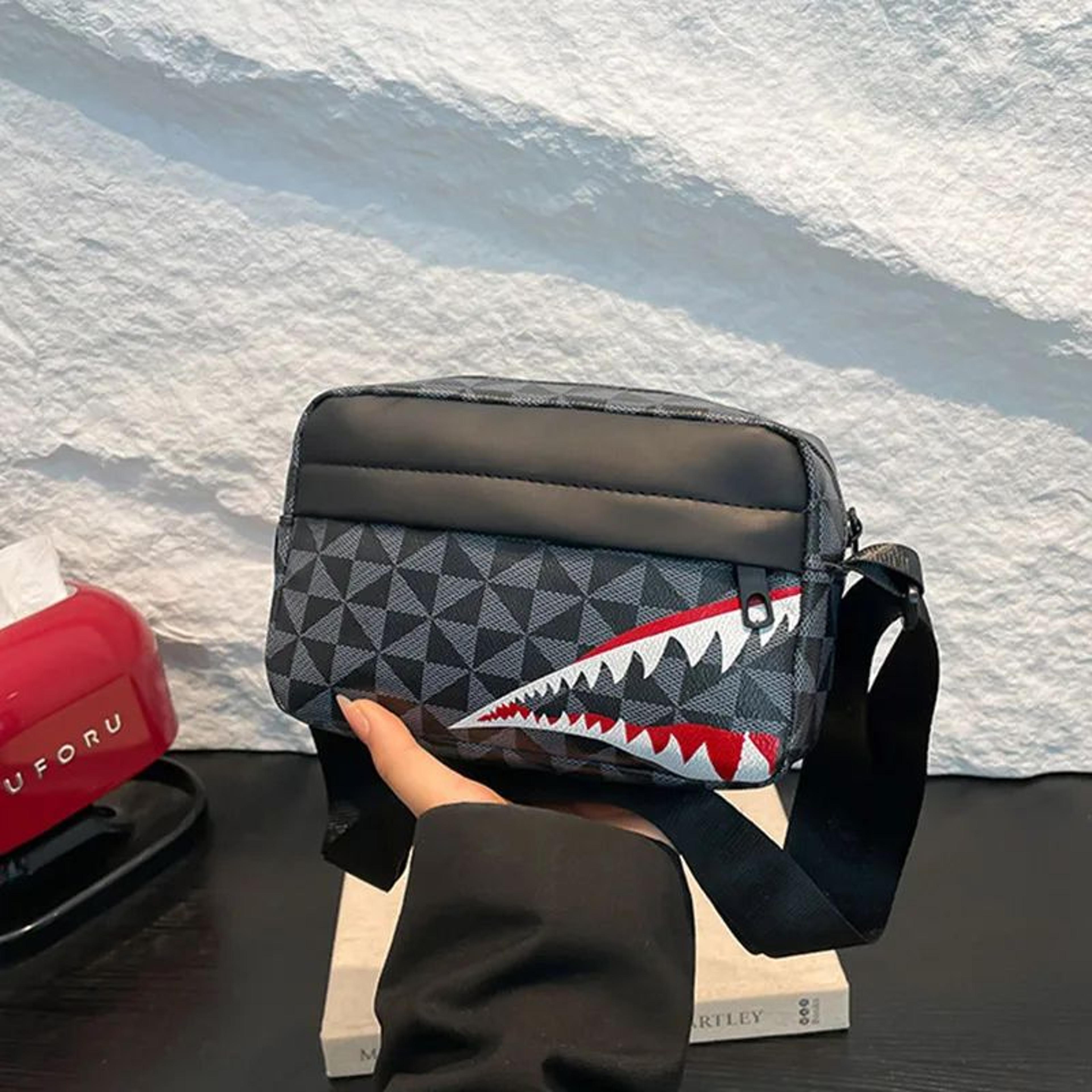 creative shark mouth crossbody bag for phone and daily essentials