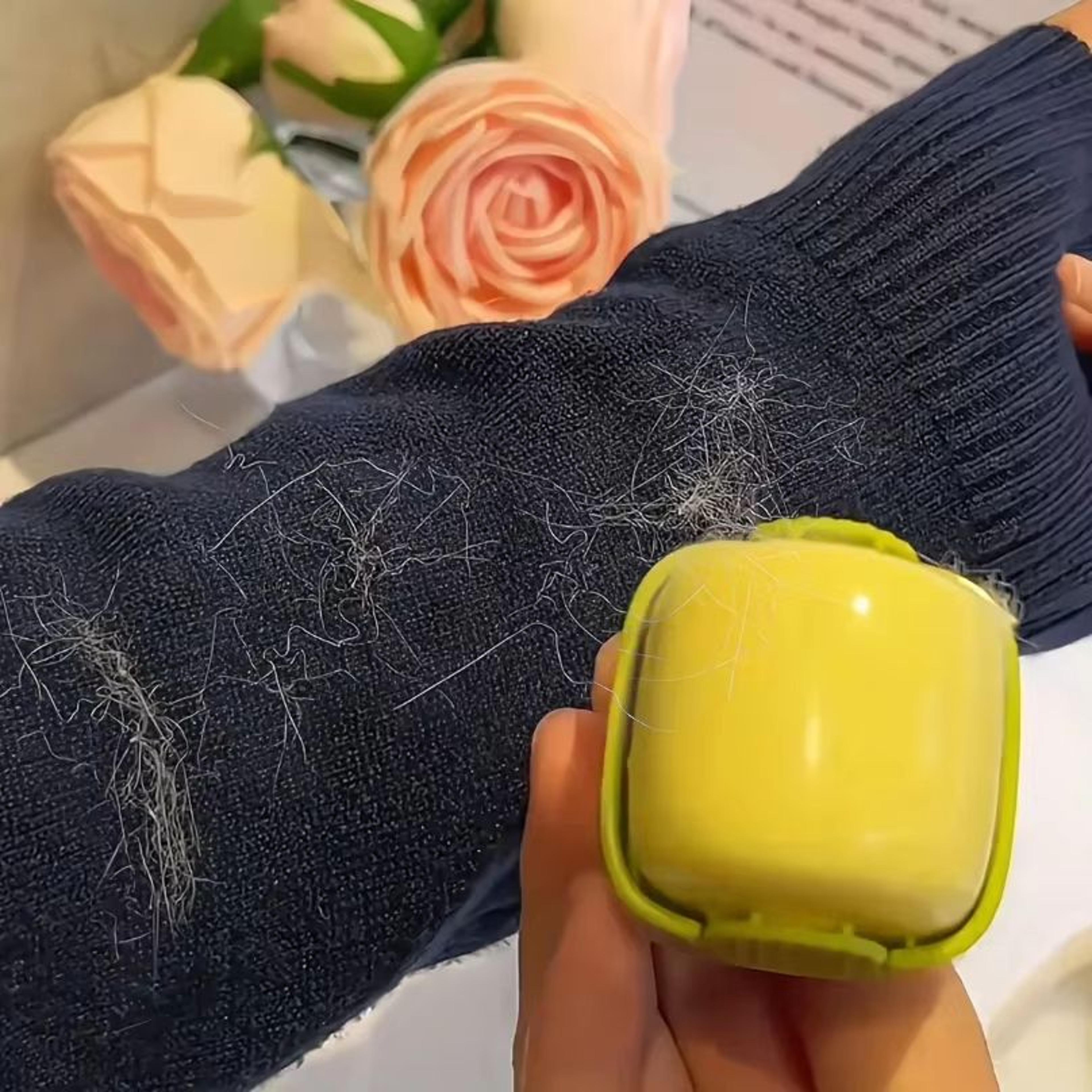 2pcs reusable lint roller portable pet hair remover for clothes, sofa & travel