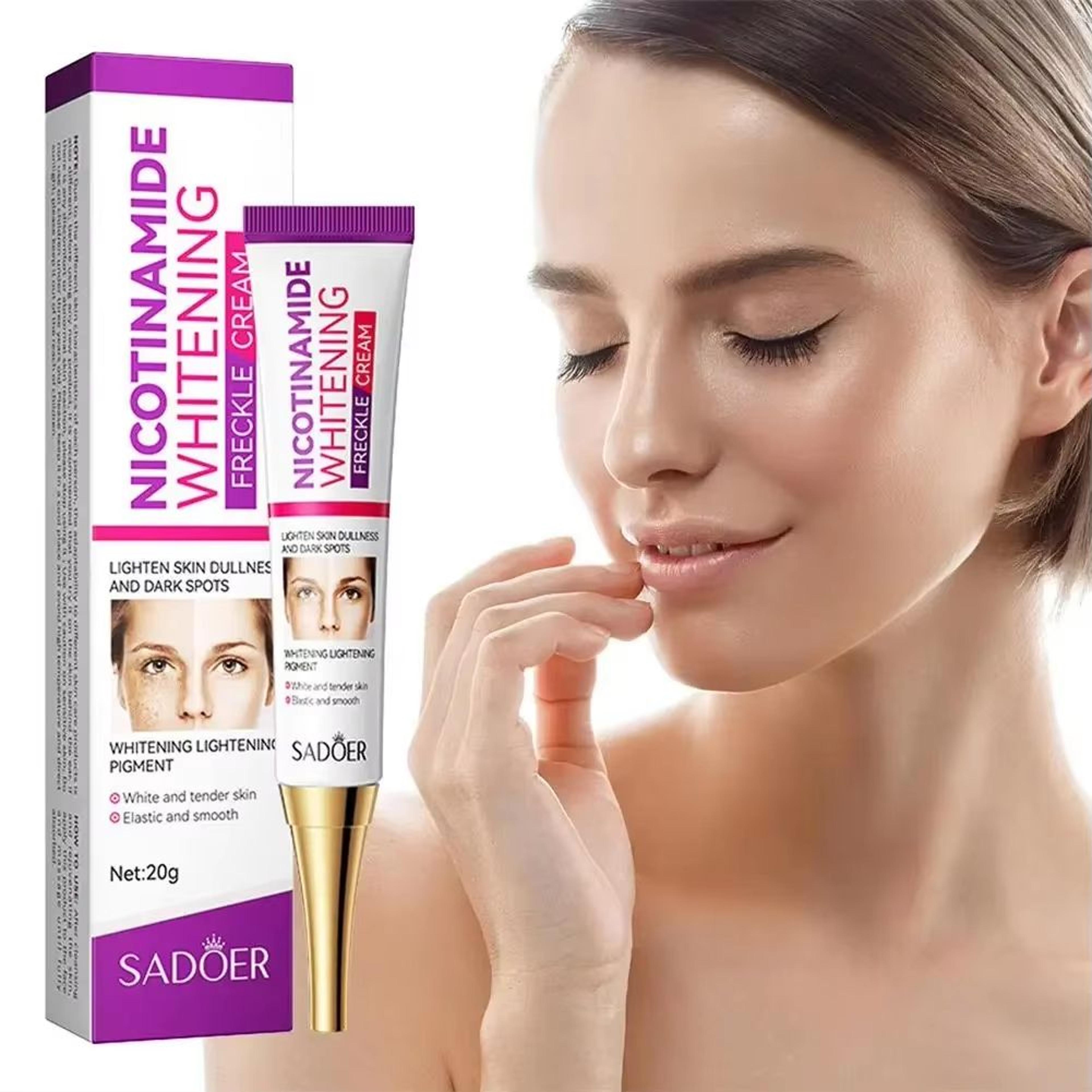 nicotinamide dark spot correcting cream brightening moisturizing freckle fade face cream