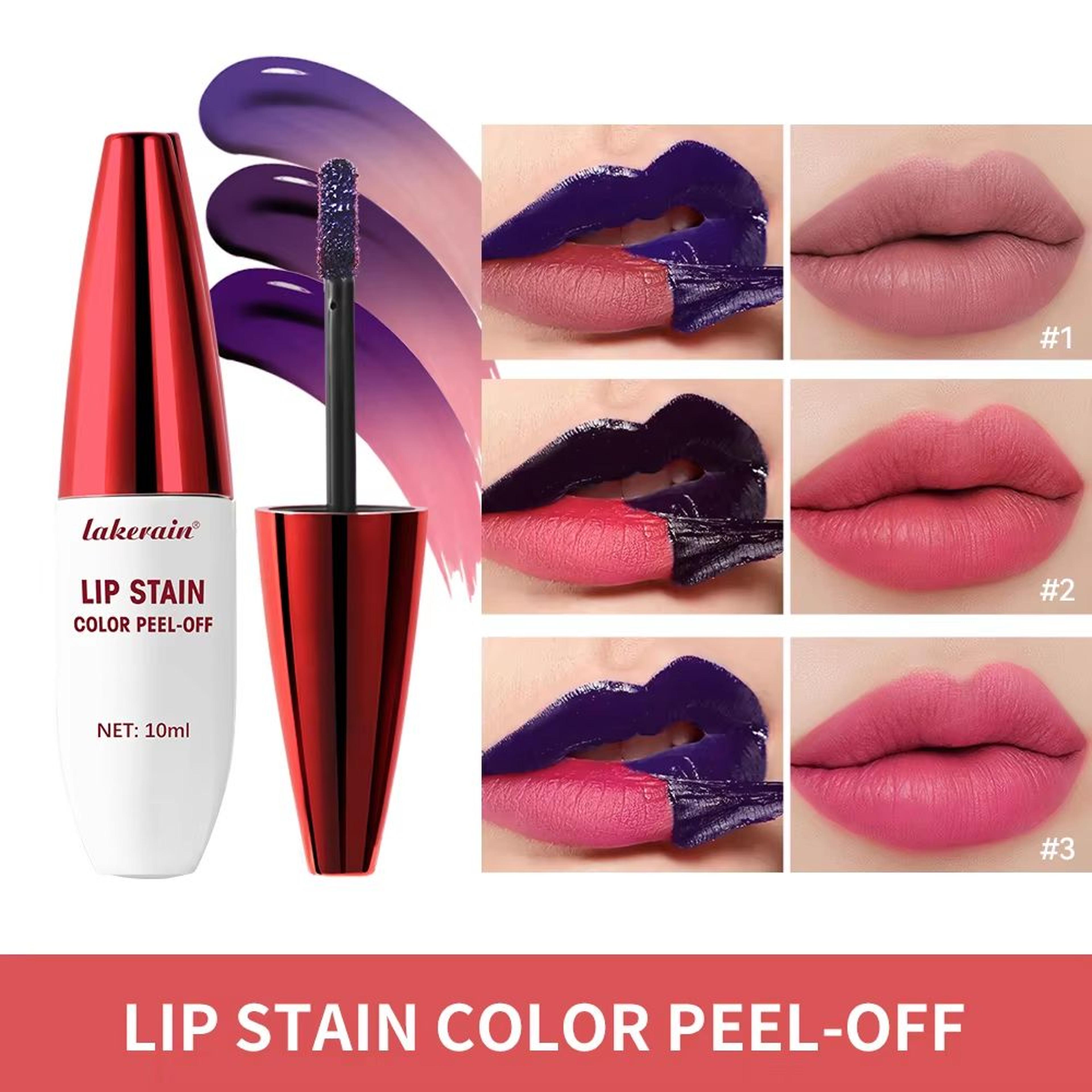 staytint peel off lip stain – waterproof matte lip stain with long lasting peel off lip tint