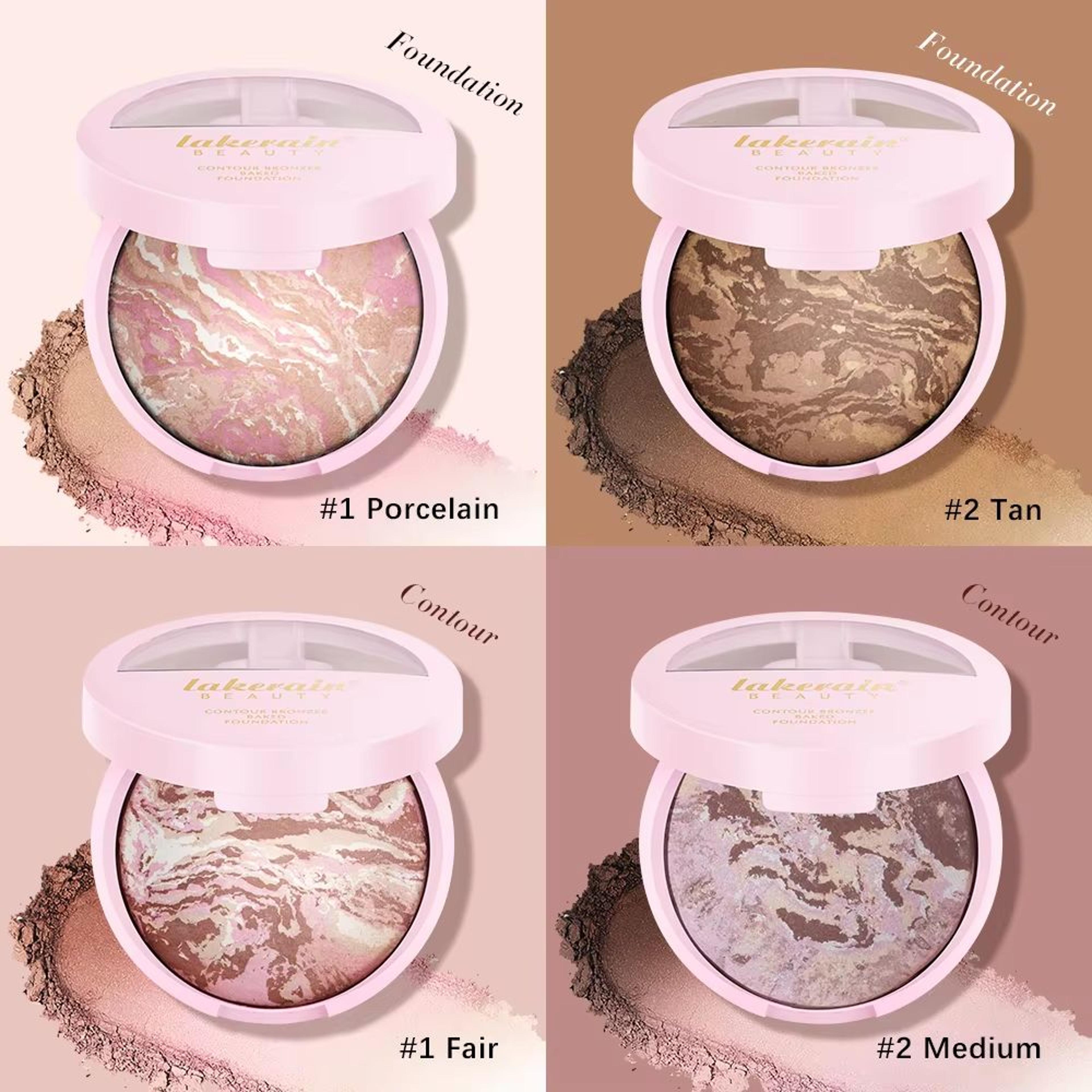 velvetsculpt baked powder foundation – oil control pressed powder bronzer with radiant contour highlight powder