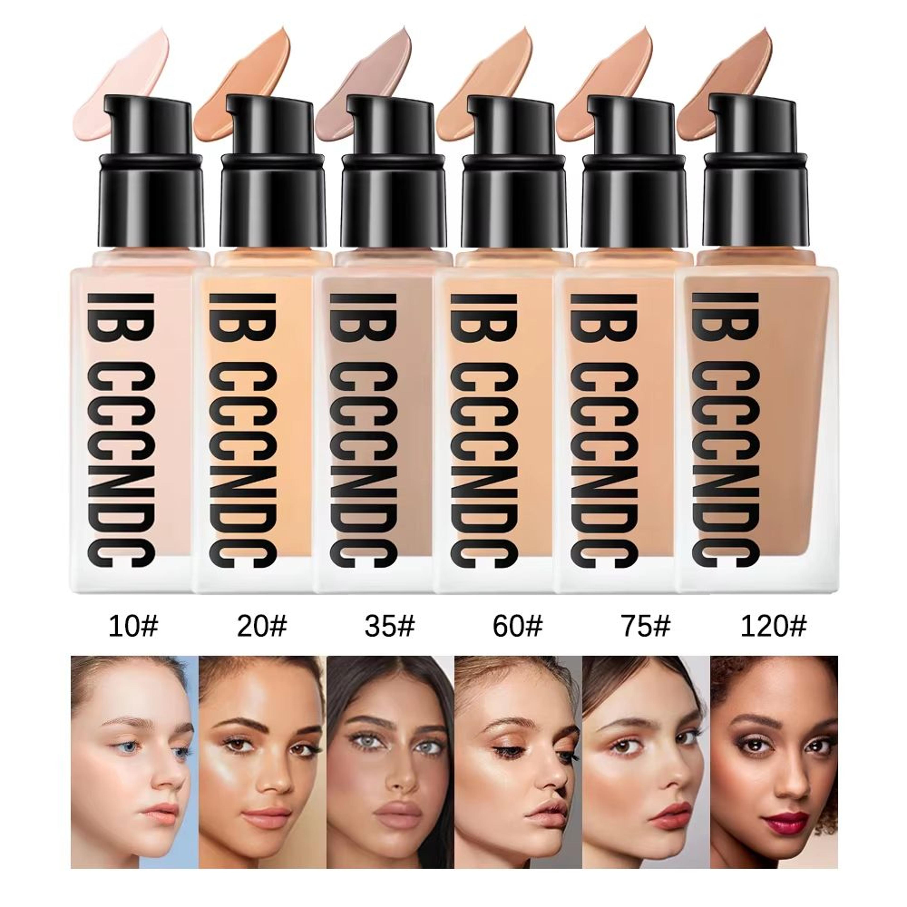 flawless all day 6 color concealer foundation palette waterproof full coverage color correcting concealer
