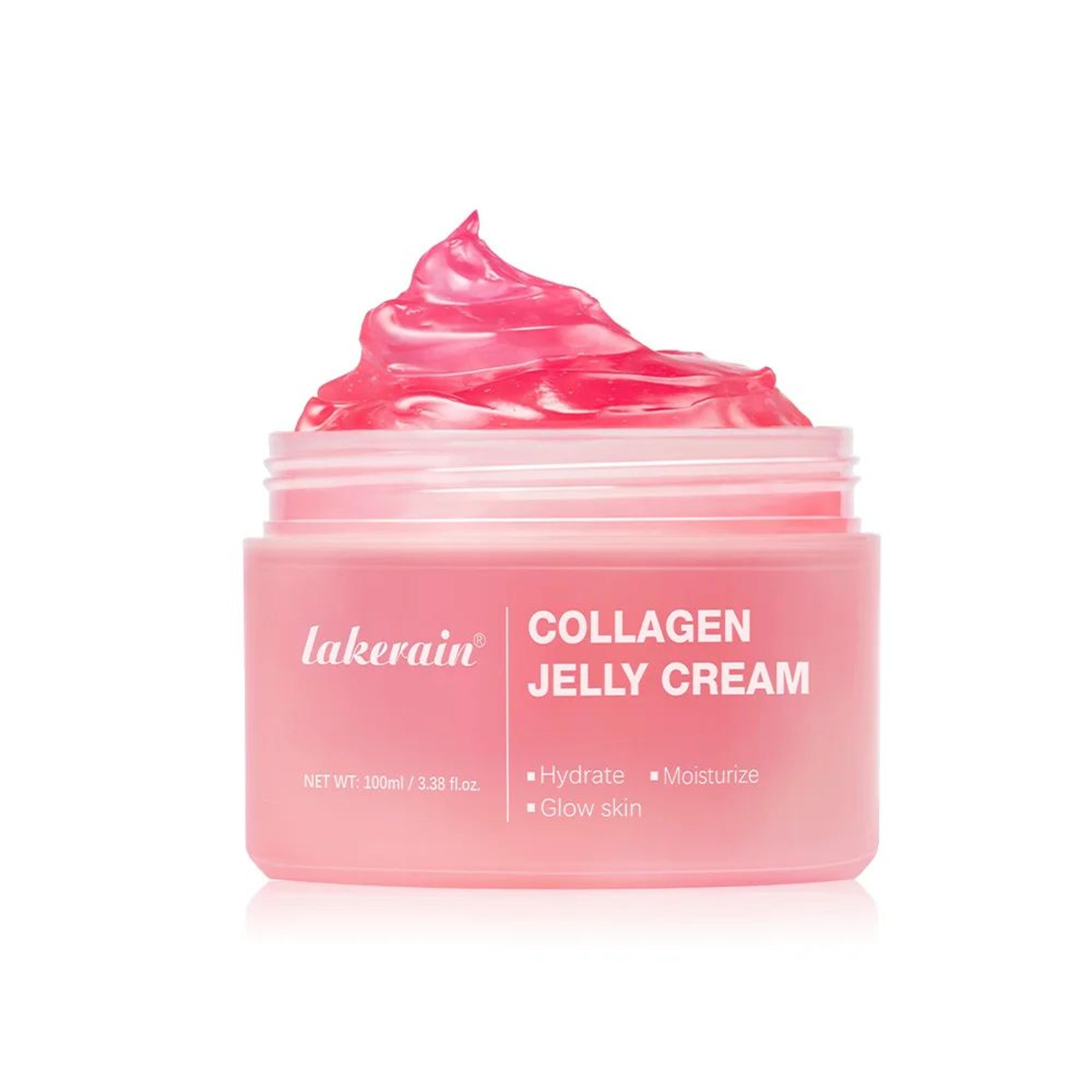 hydralift collagen jelly cream – firming niacinamide face cream with hydrolyzed collagen moisturizer