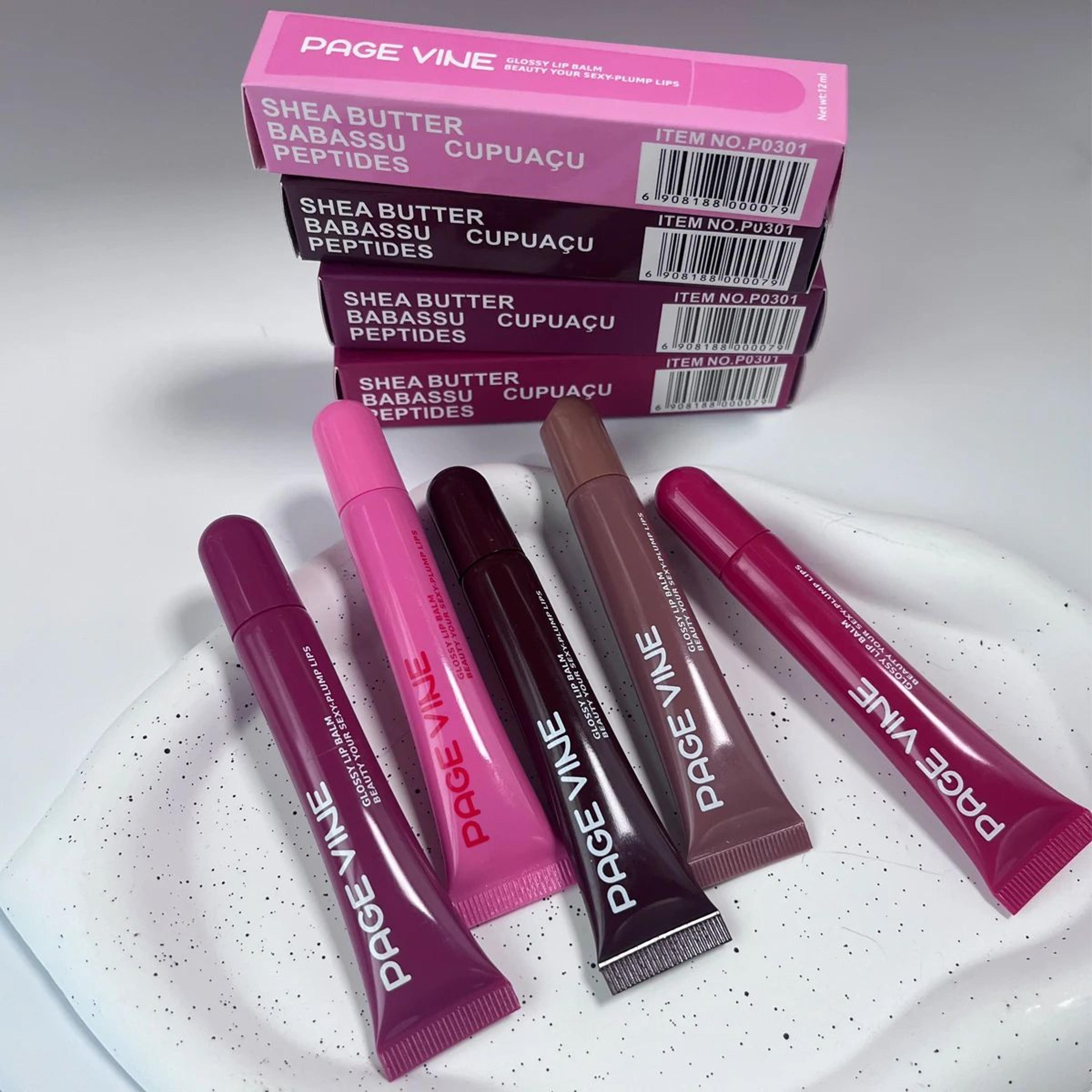 raspberry jelly lip gloss phone case moisturizing tinted lip gloss with portable holder