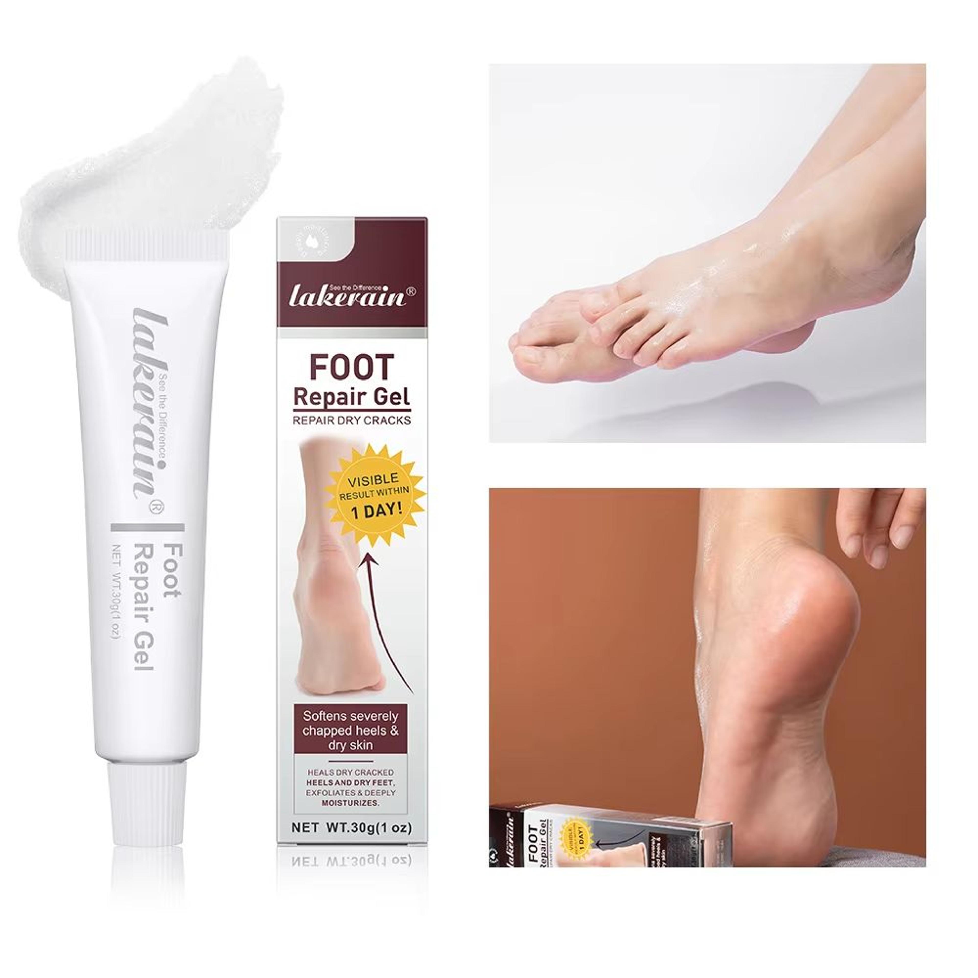 intensive foot repair gel mask cracked heel exfoliating foot cream for hands & feet 30g