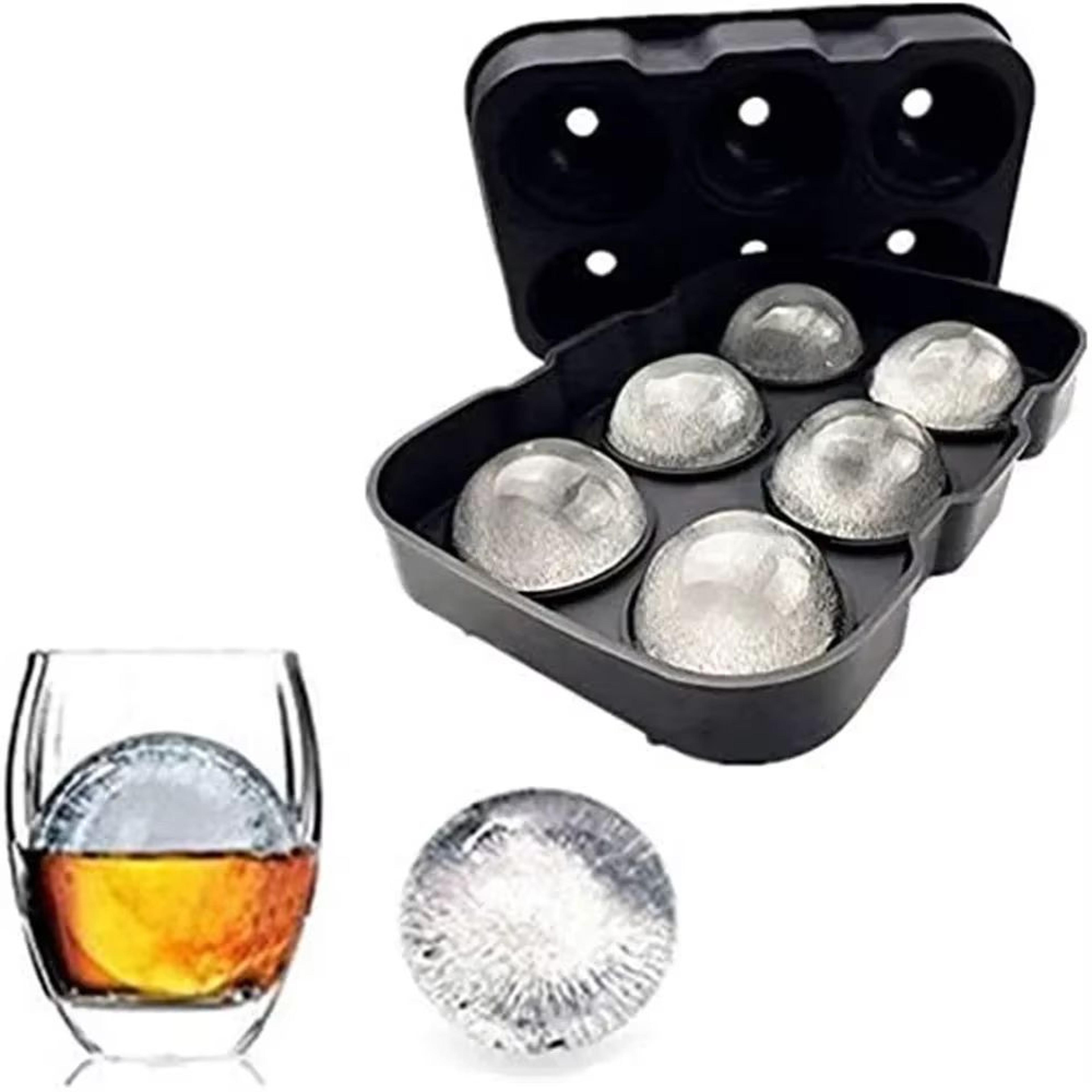 large silicone ice ball maker 3d round whiskey ice sphere mold cocktail bar ice cube tray