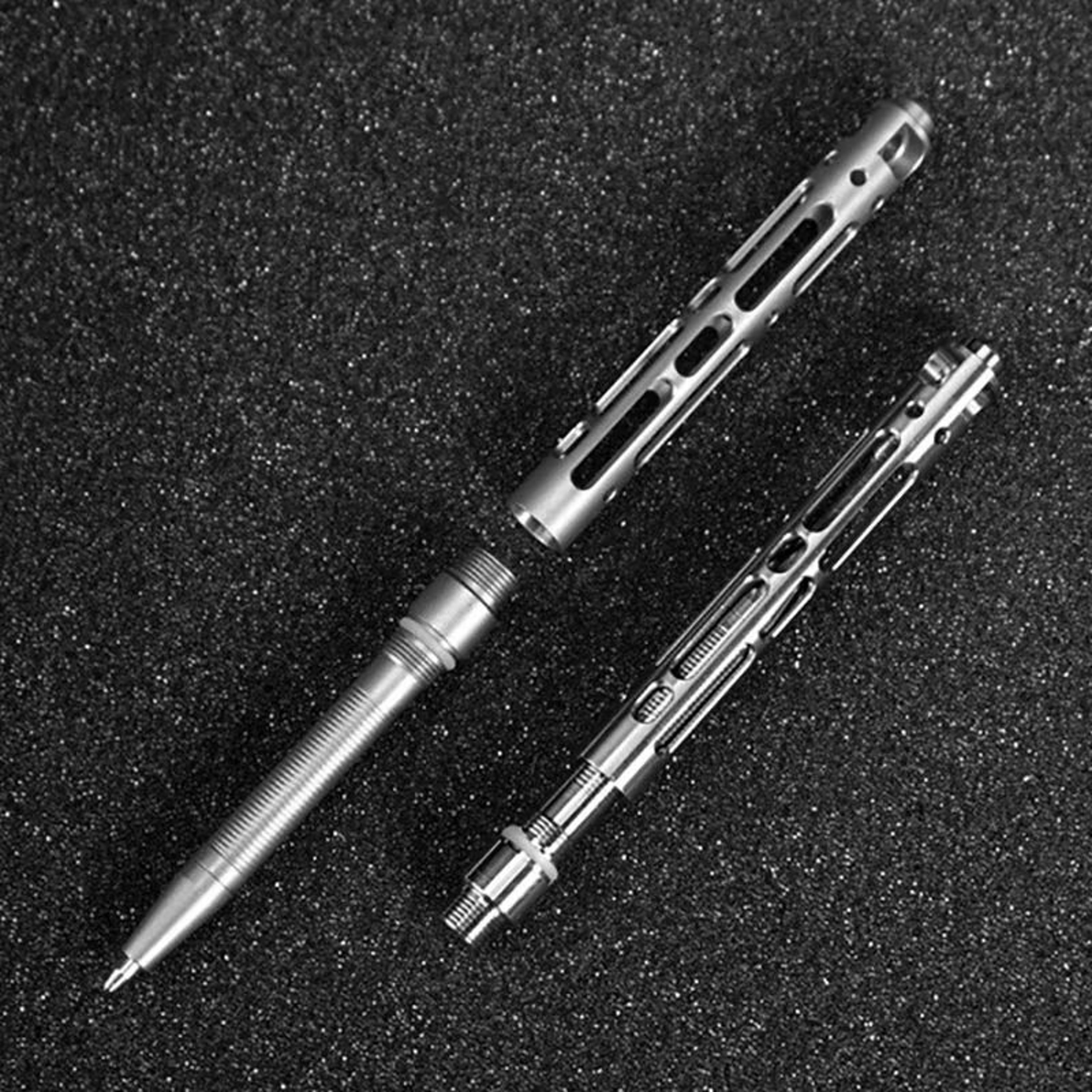 titanium tc4 tactical edc pen with emergency glass breaker