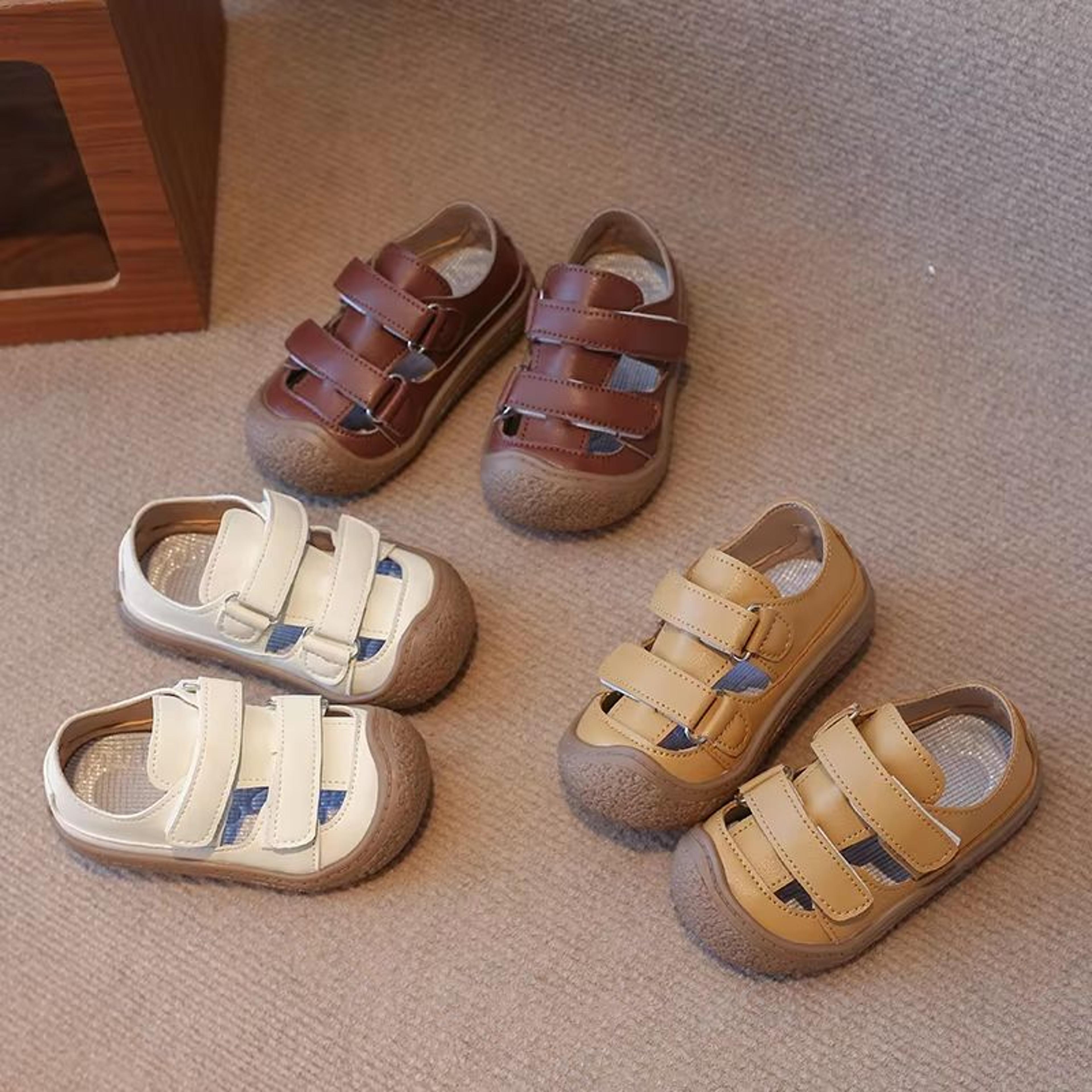 soft sole baby boys summer sandals anti slip first walker shoes for infants & toddlers – comfortable casual sandals for