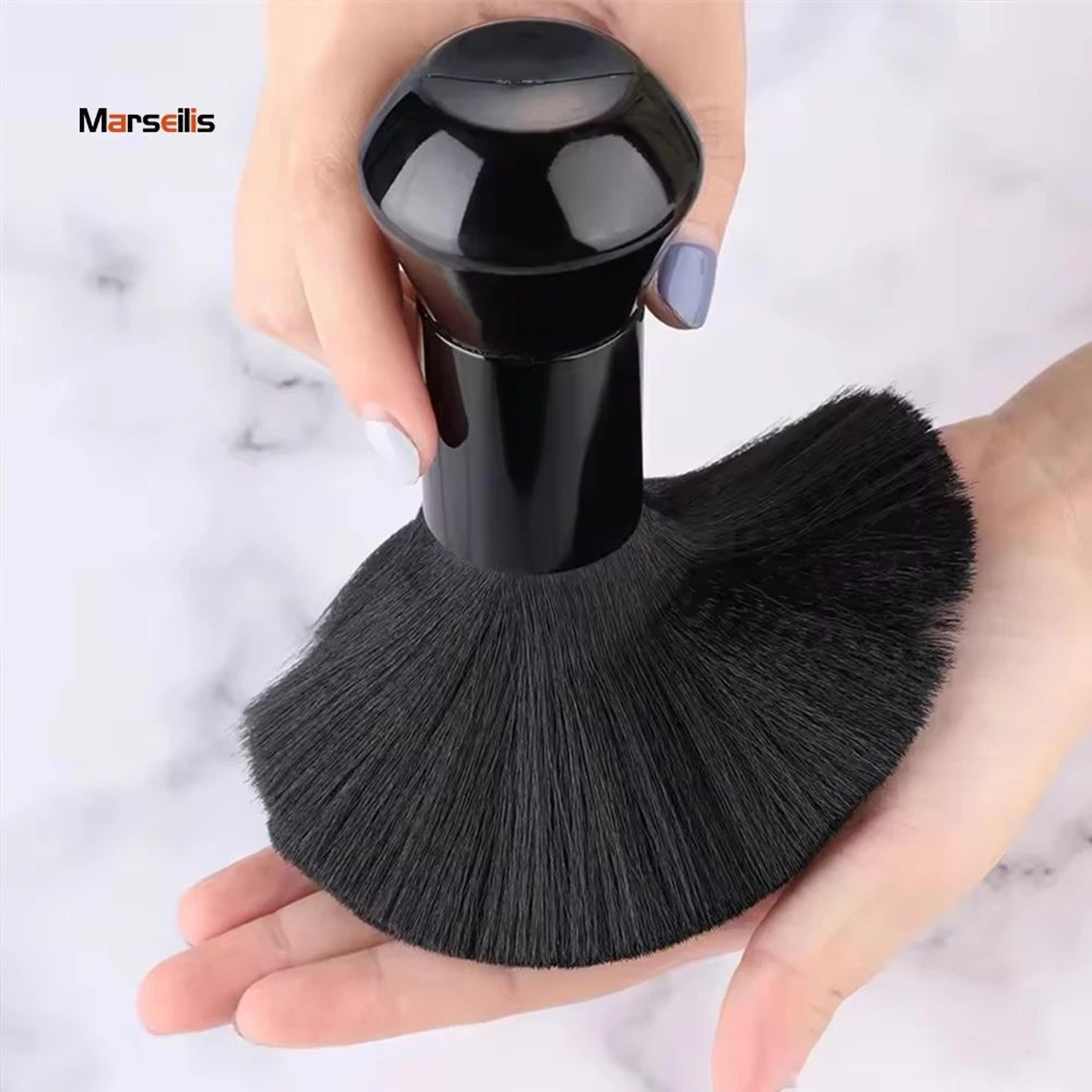 marseilis soft neck duster barber brush for haircut and grooming cleanup