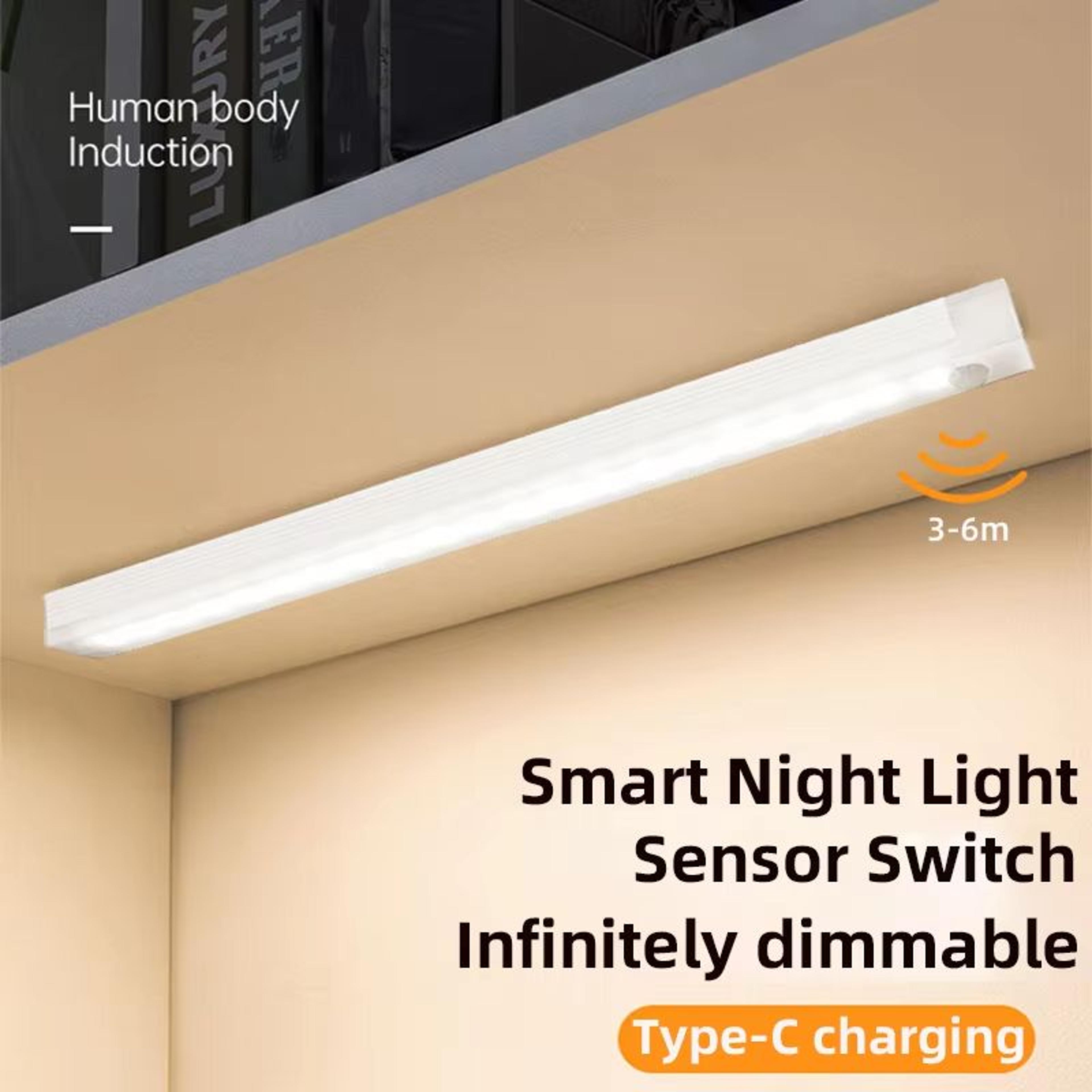 rechargeable motion sensor led light wireless cabinet and wardrobe lamp