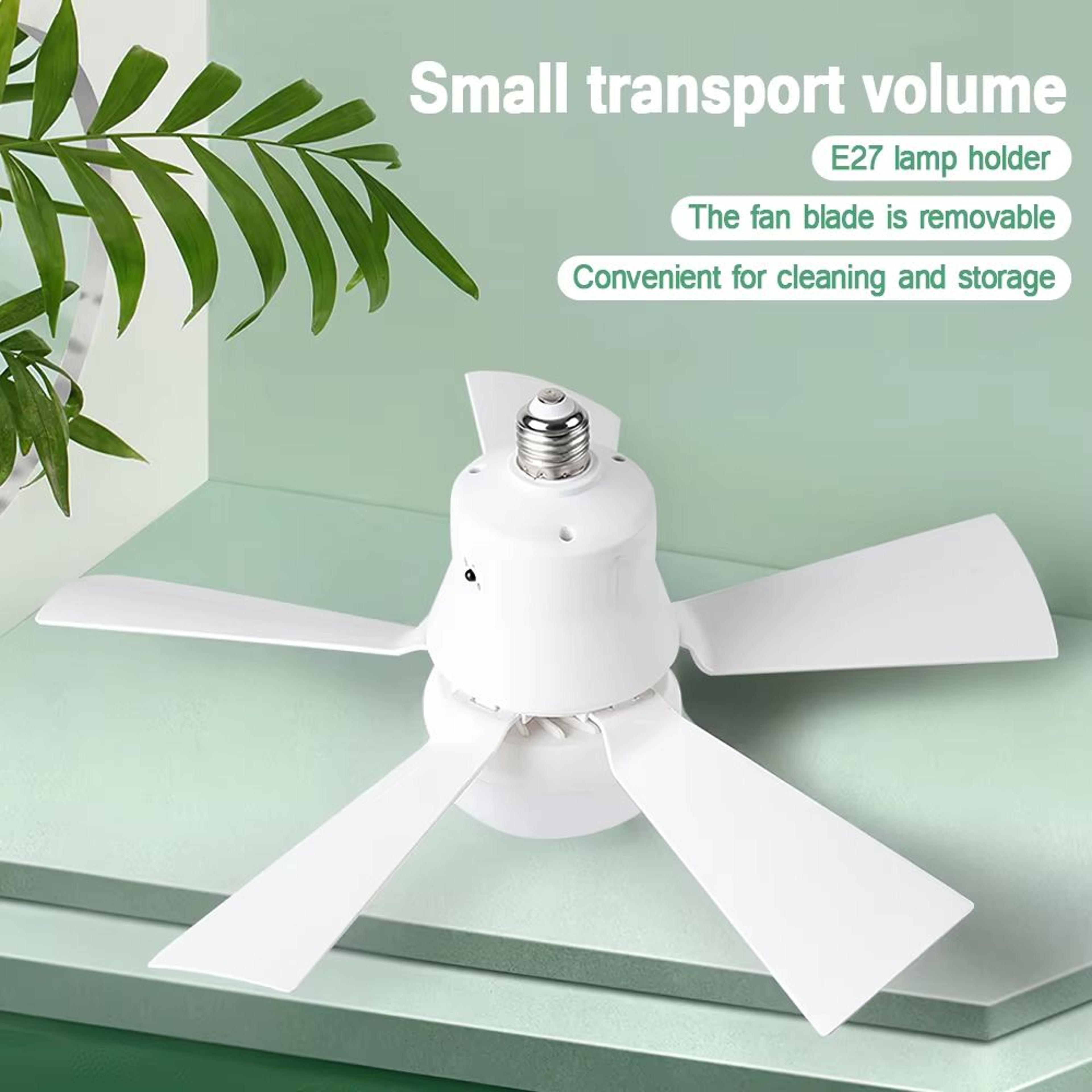 smart ceiling fan light with remote dimmable led for bedroom