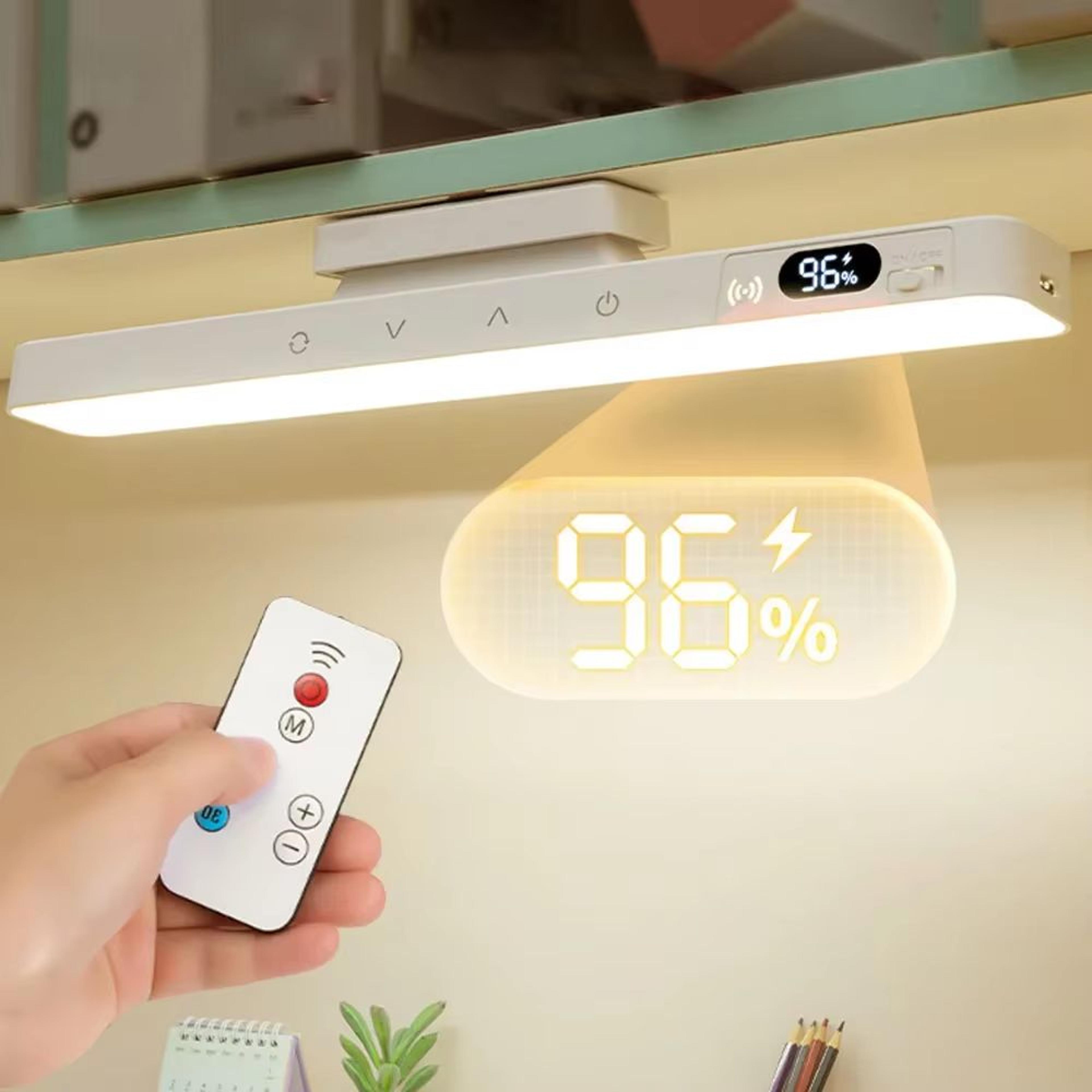 led touch control study night light with battery display