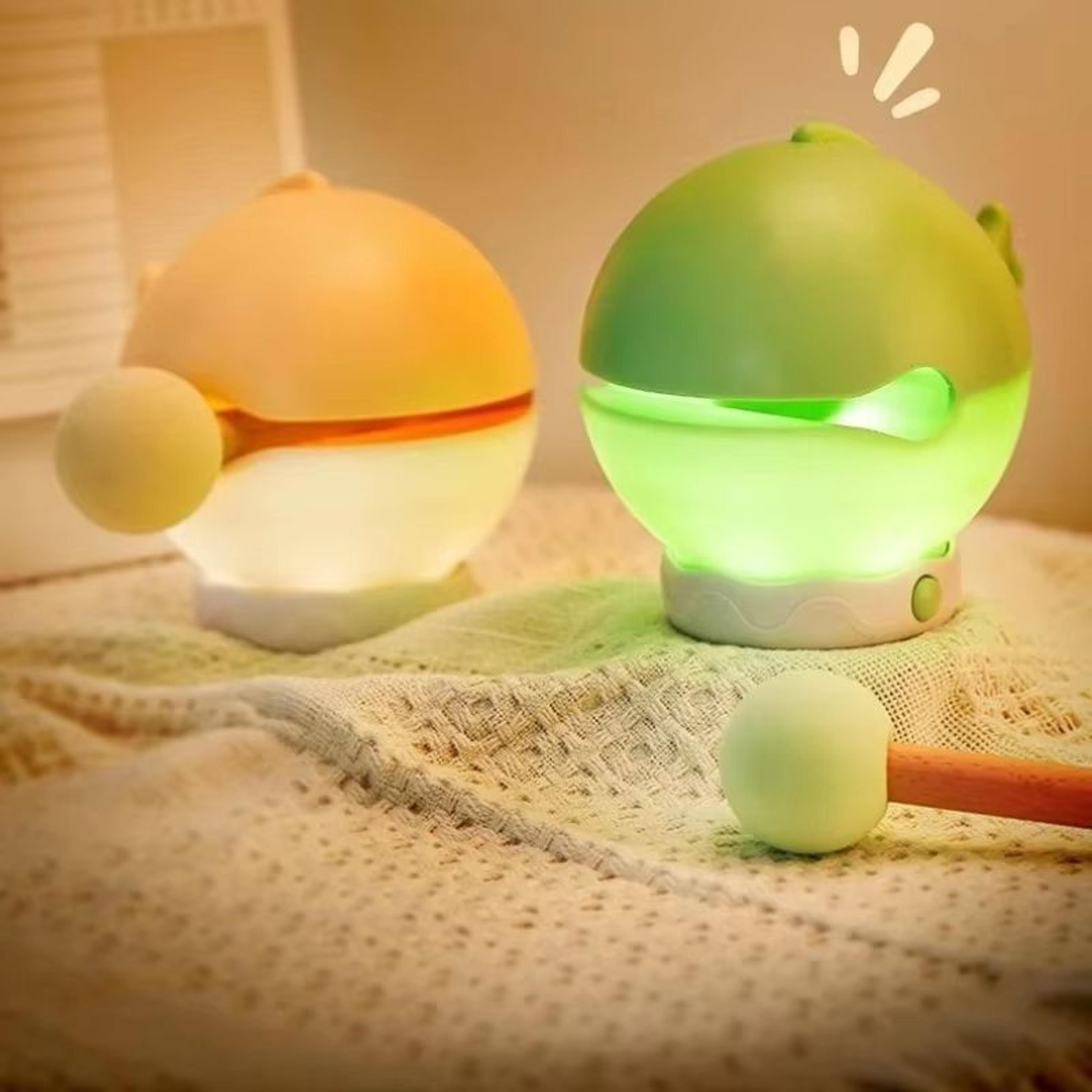 rechargeable wooden fish night light prayer lamp for bedroom and meditation
