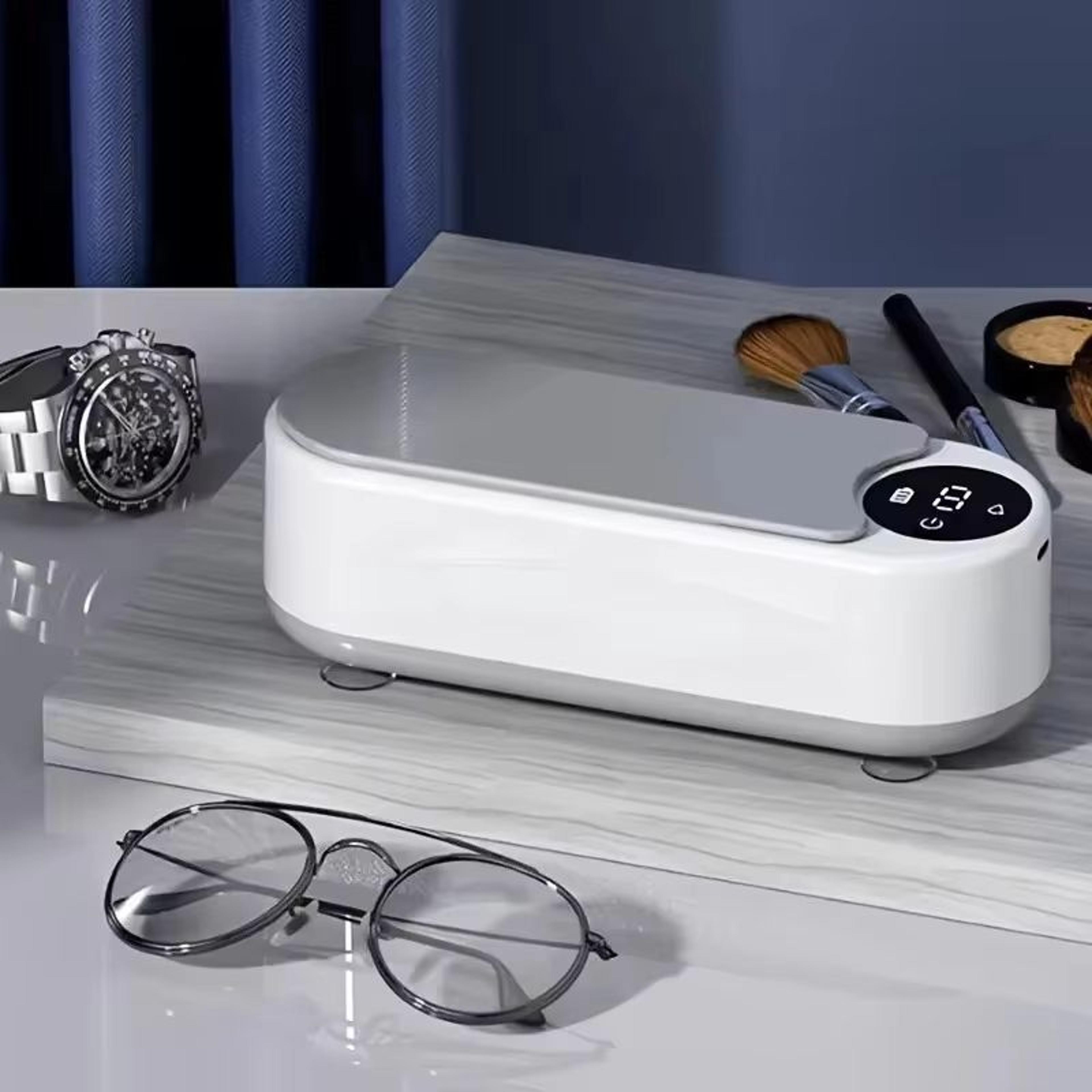 ultrasonic eyeglass cleaner machine portable high frequency jewelry and contact lens cleaner