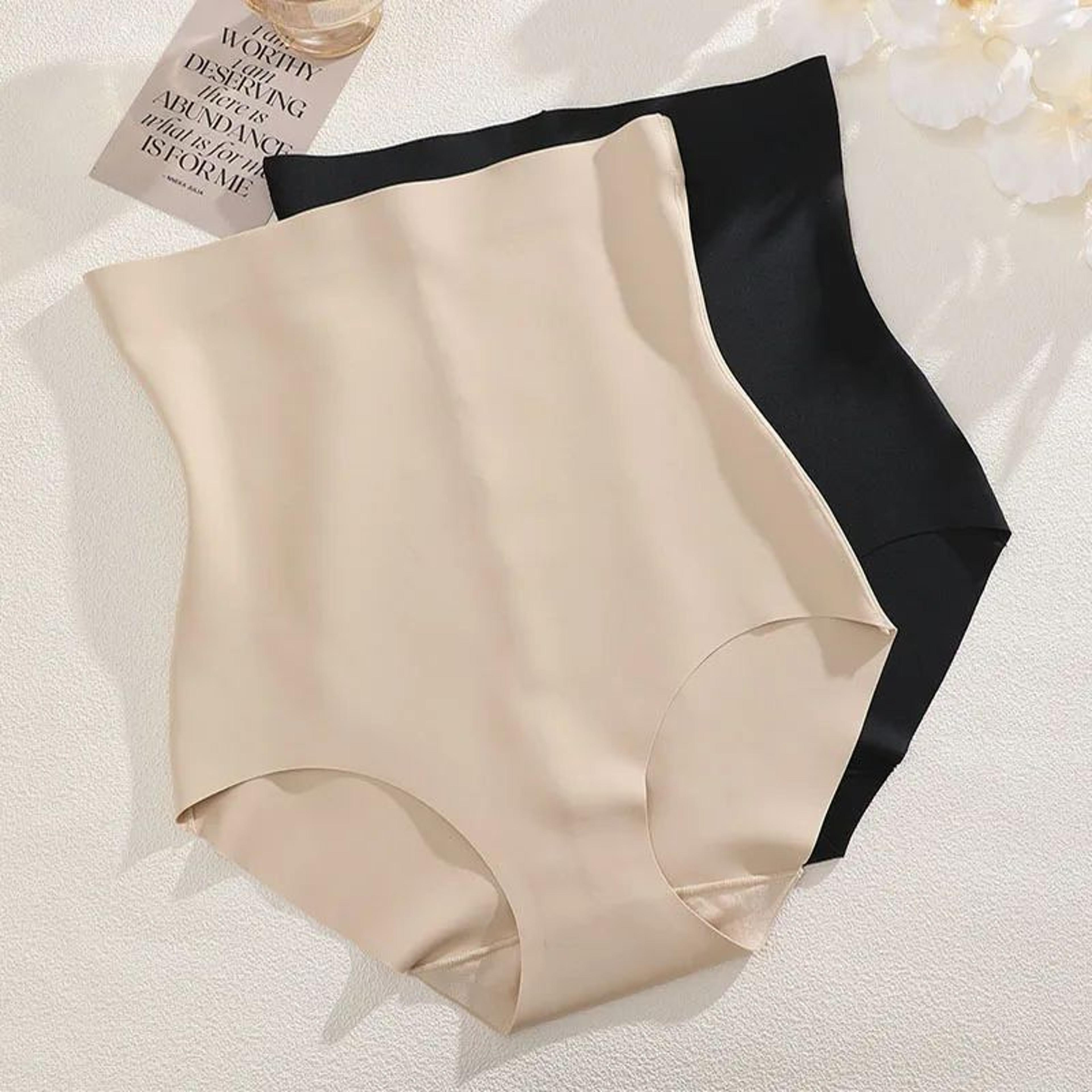 finetoo high waist seamless tummy control shaping panties for women