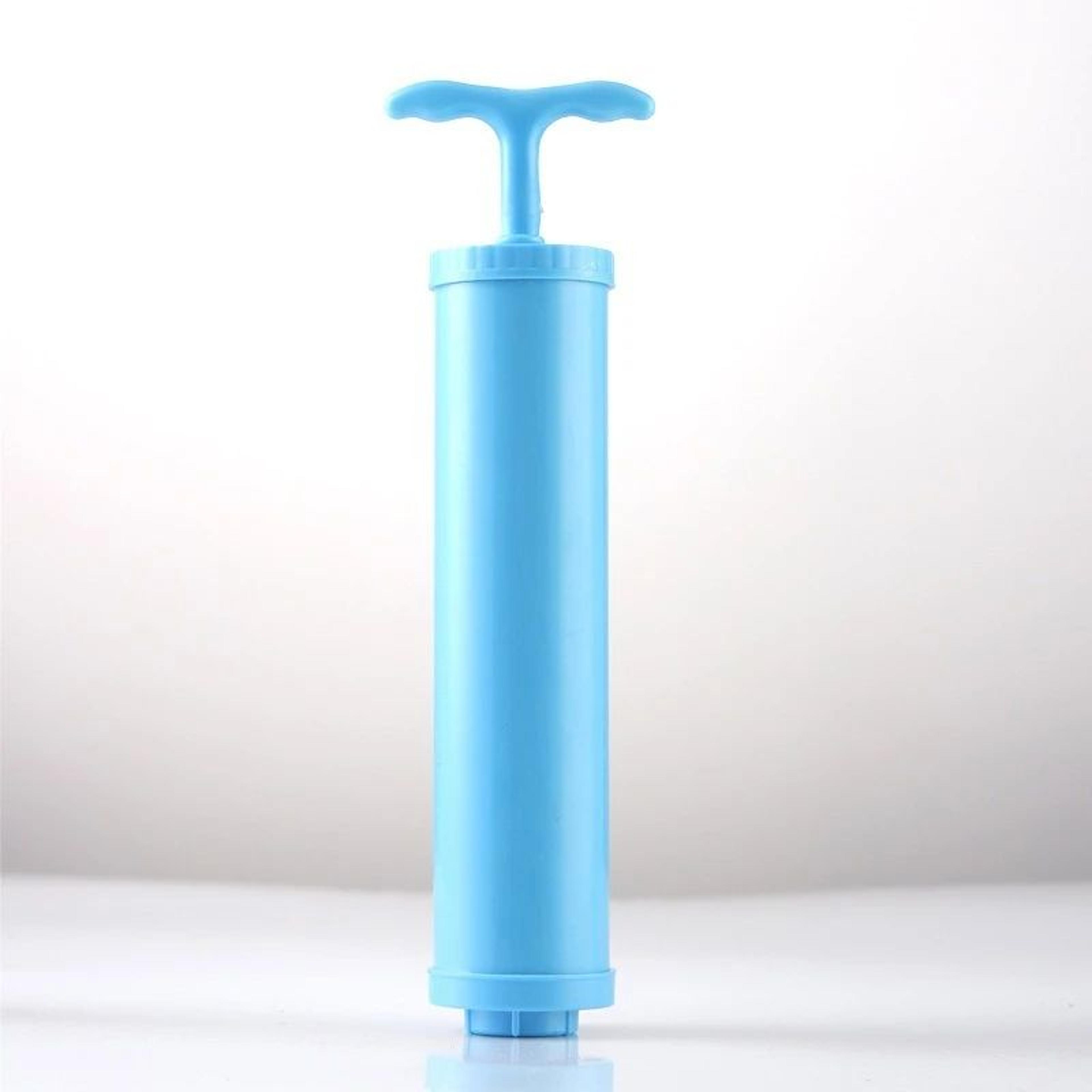 manual vacuum storage bag pump portable air extractor for space saving compression