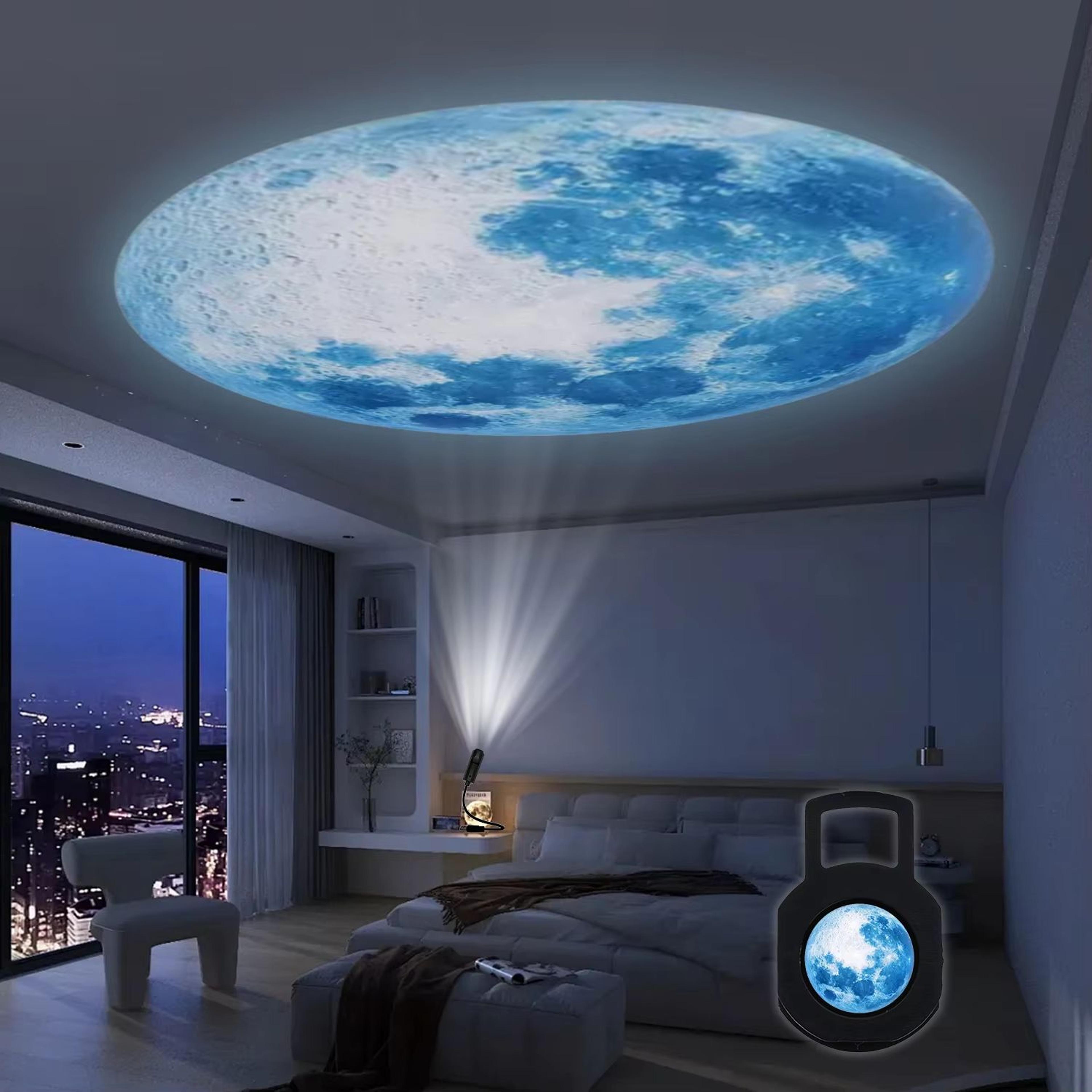 3d moon lamp led night light blue planet ambient table lamp