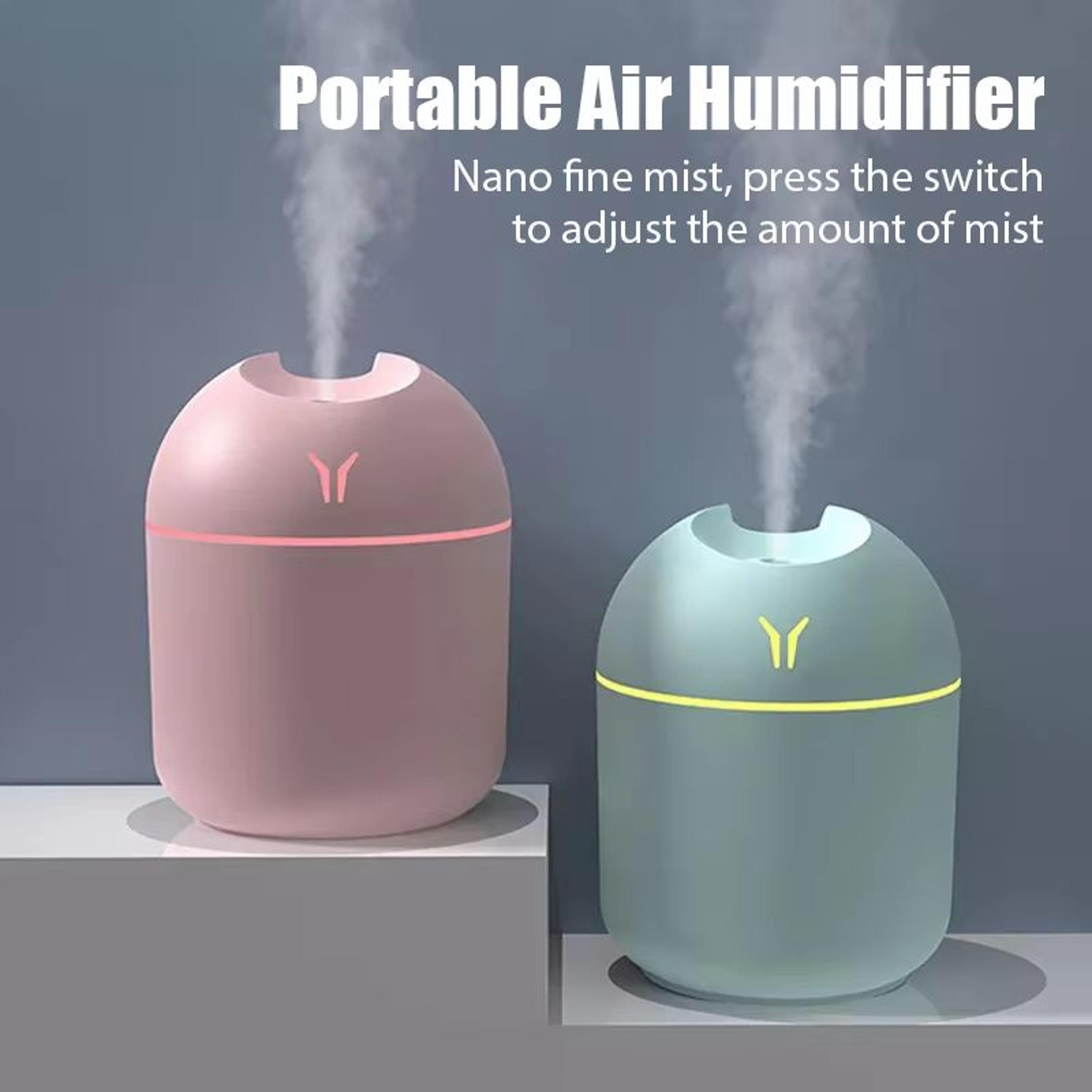 glowmist mini aroma diffuser humidifier with led night light