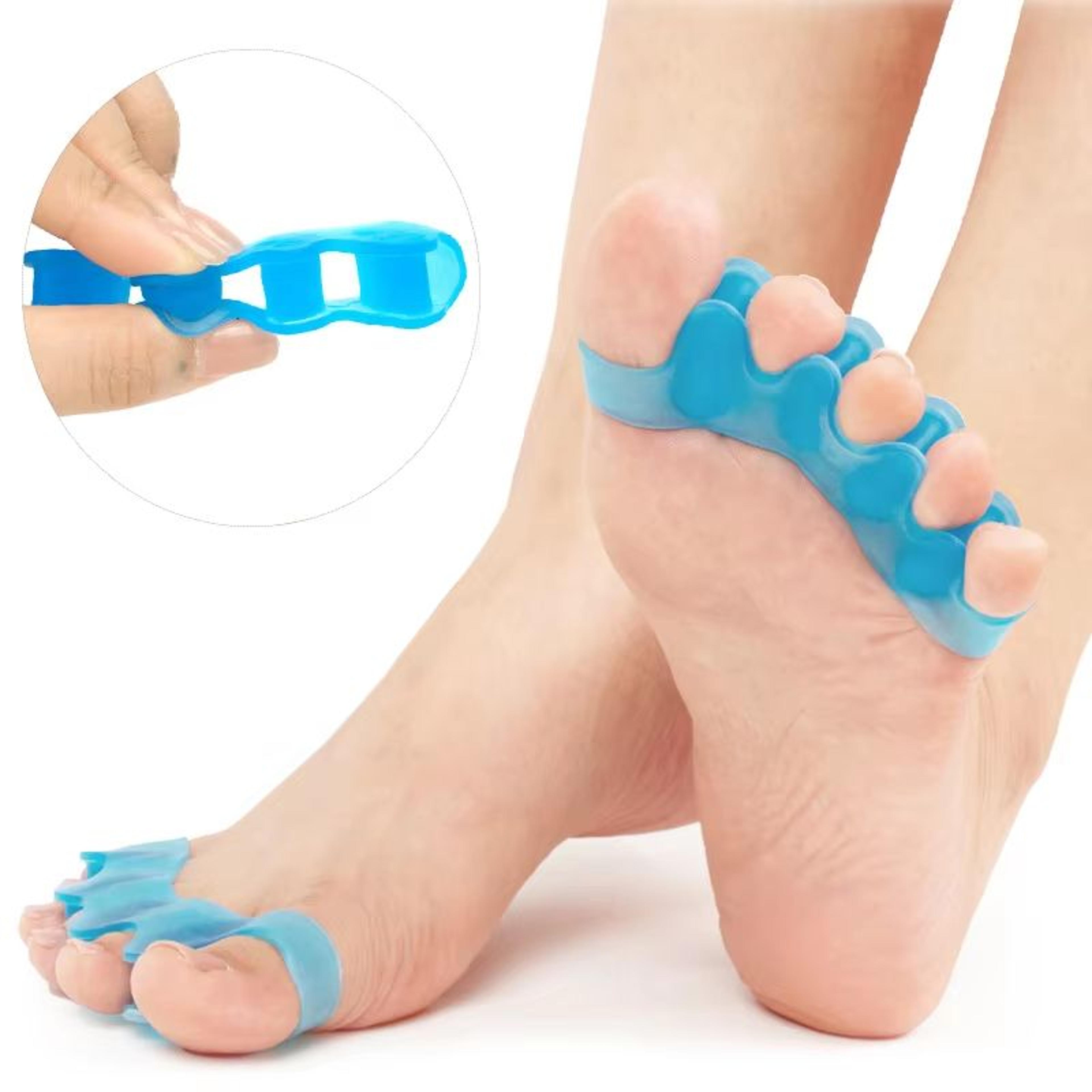 alignease silicone toe separator for bunion relief & toe straightening