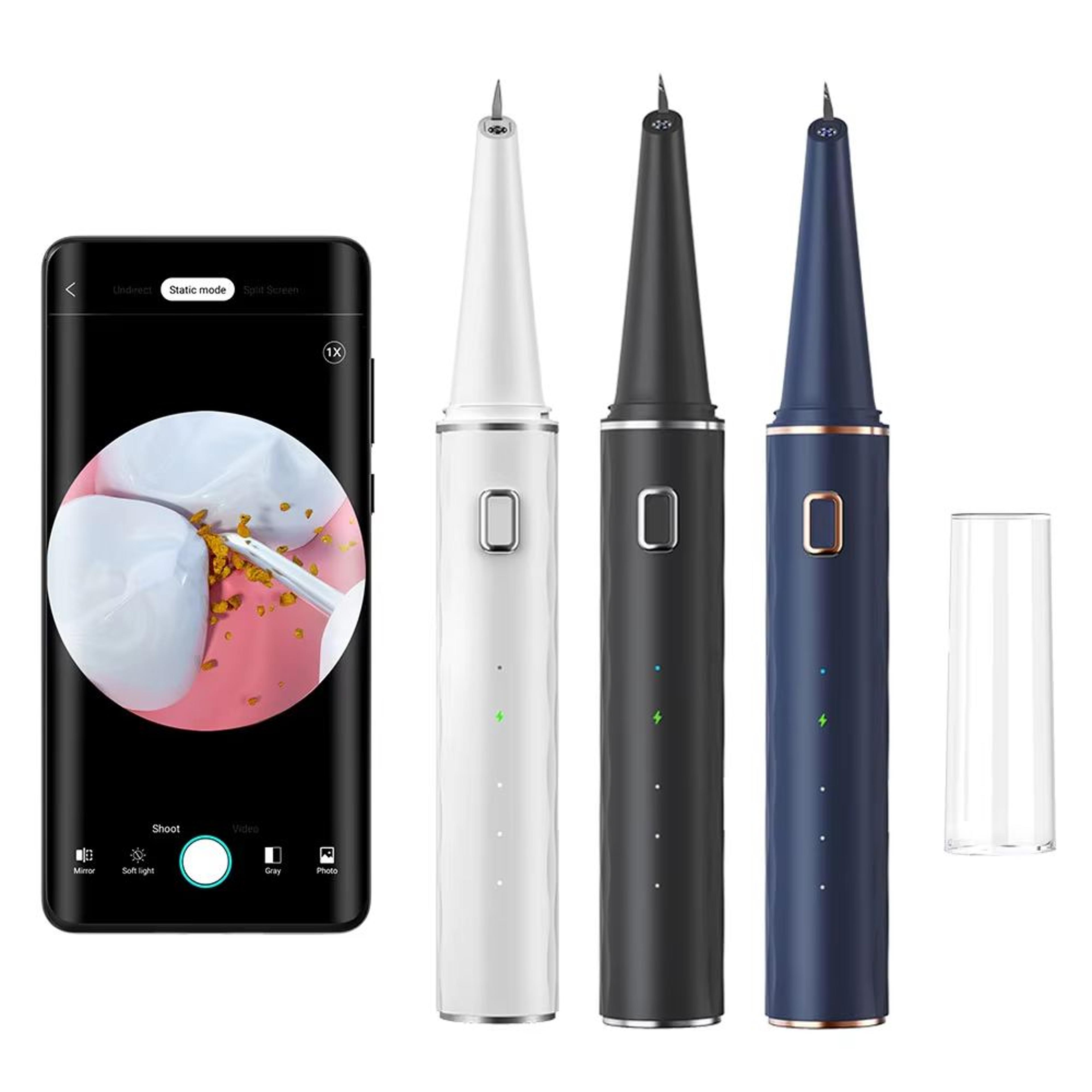 usb rechargeable electric dental scaler ultrasonic tartar remover with led precision teeth cleaner