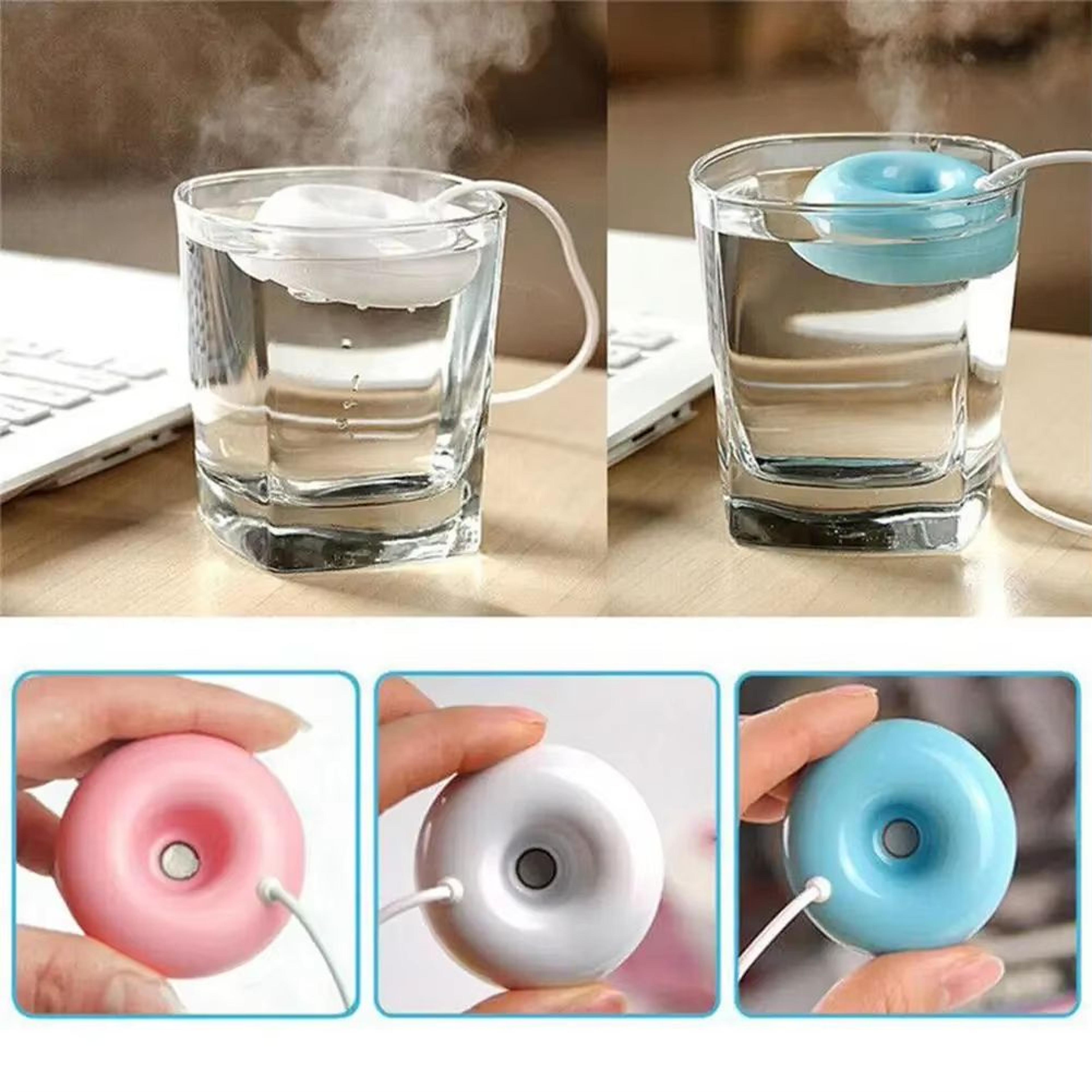 mini usb humidifier donut design negative ion air purifier portable desktop mist diffuser