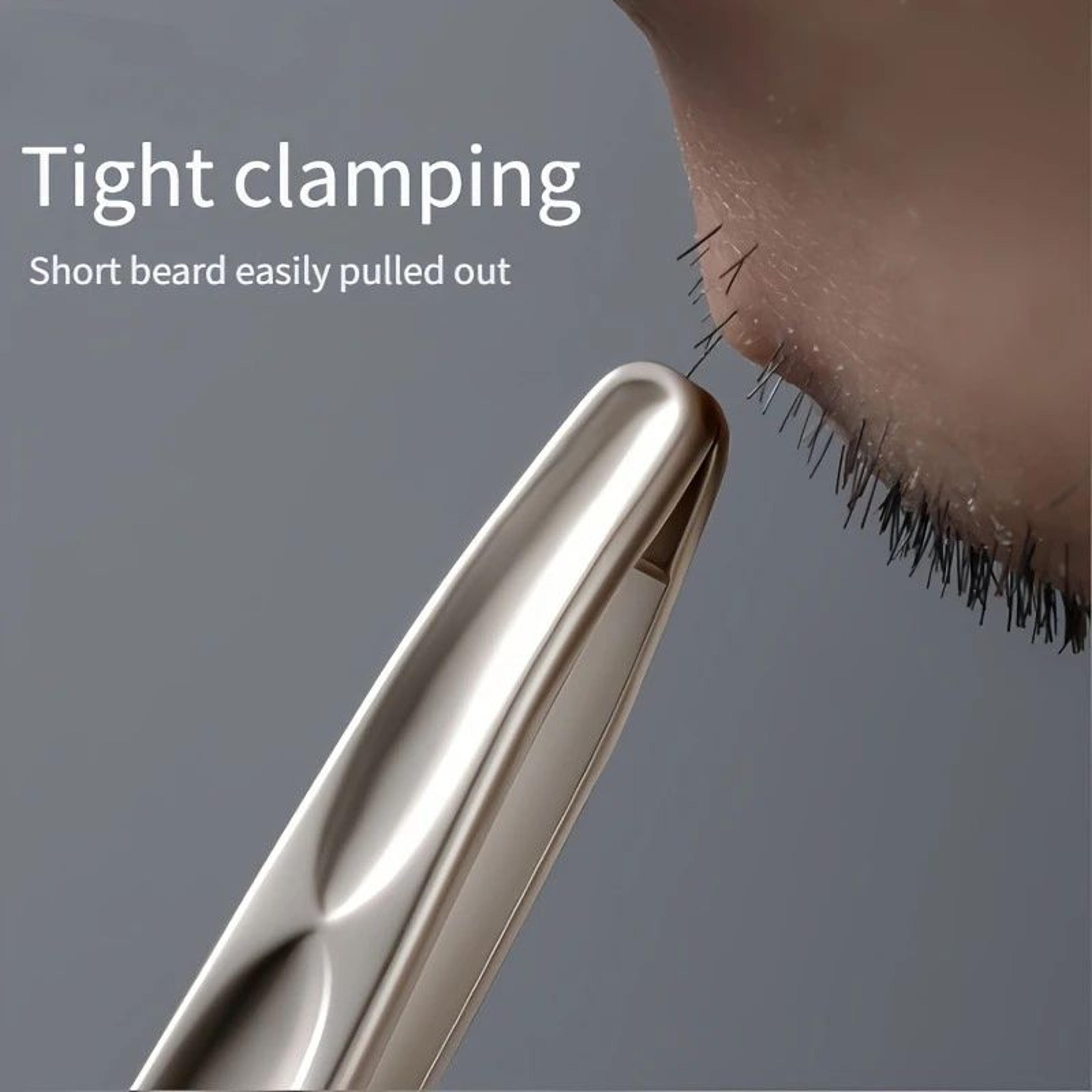 niliya precision stainless steel eyebrow tweezers for facial hair grooming