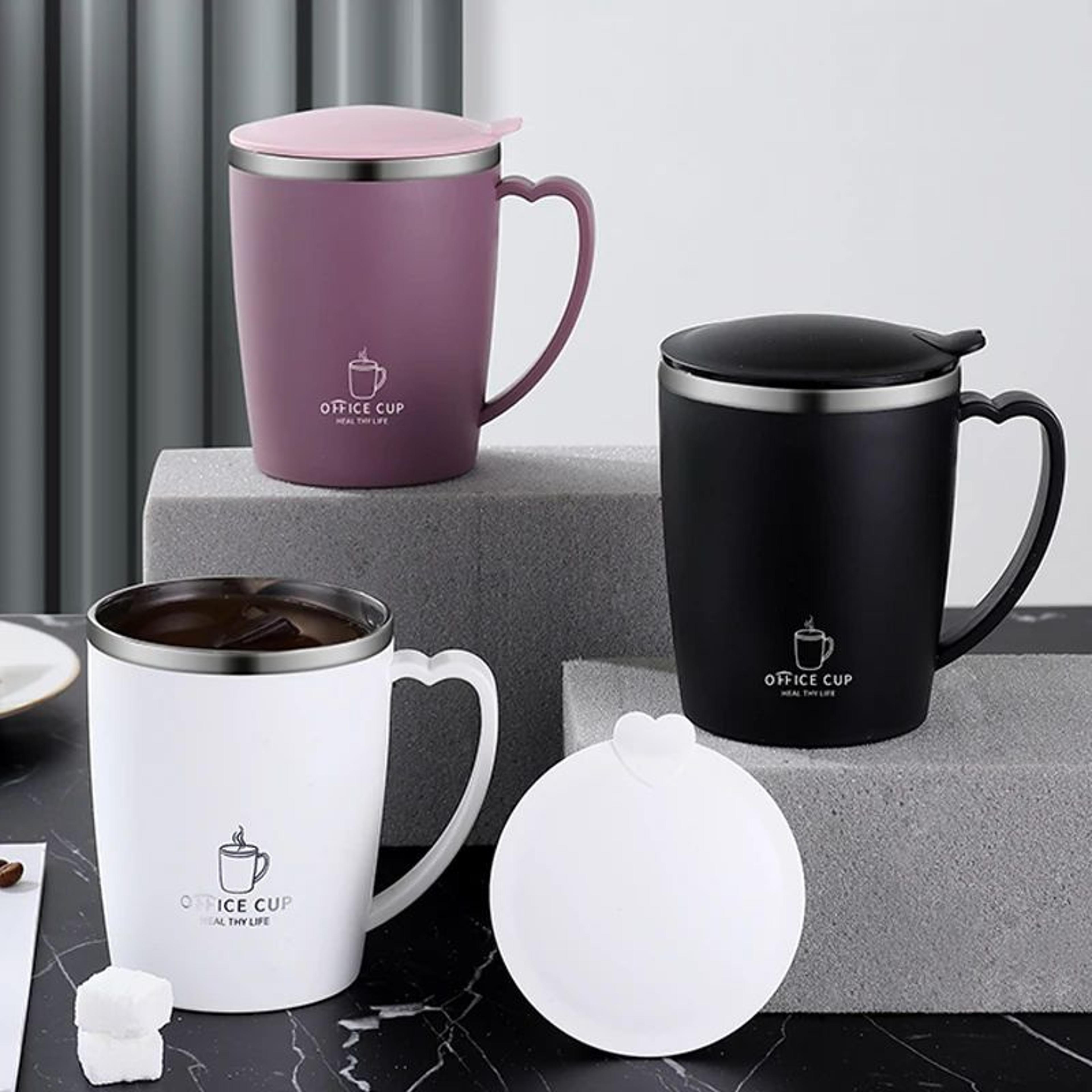 350ml stainless steel thermos mug with handle leak proof insulated coffee cup