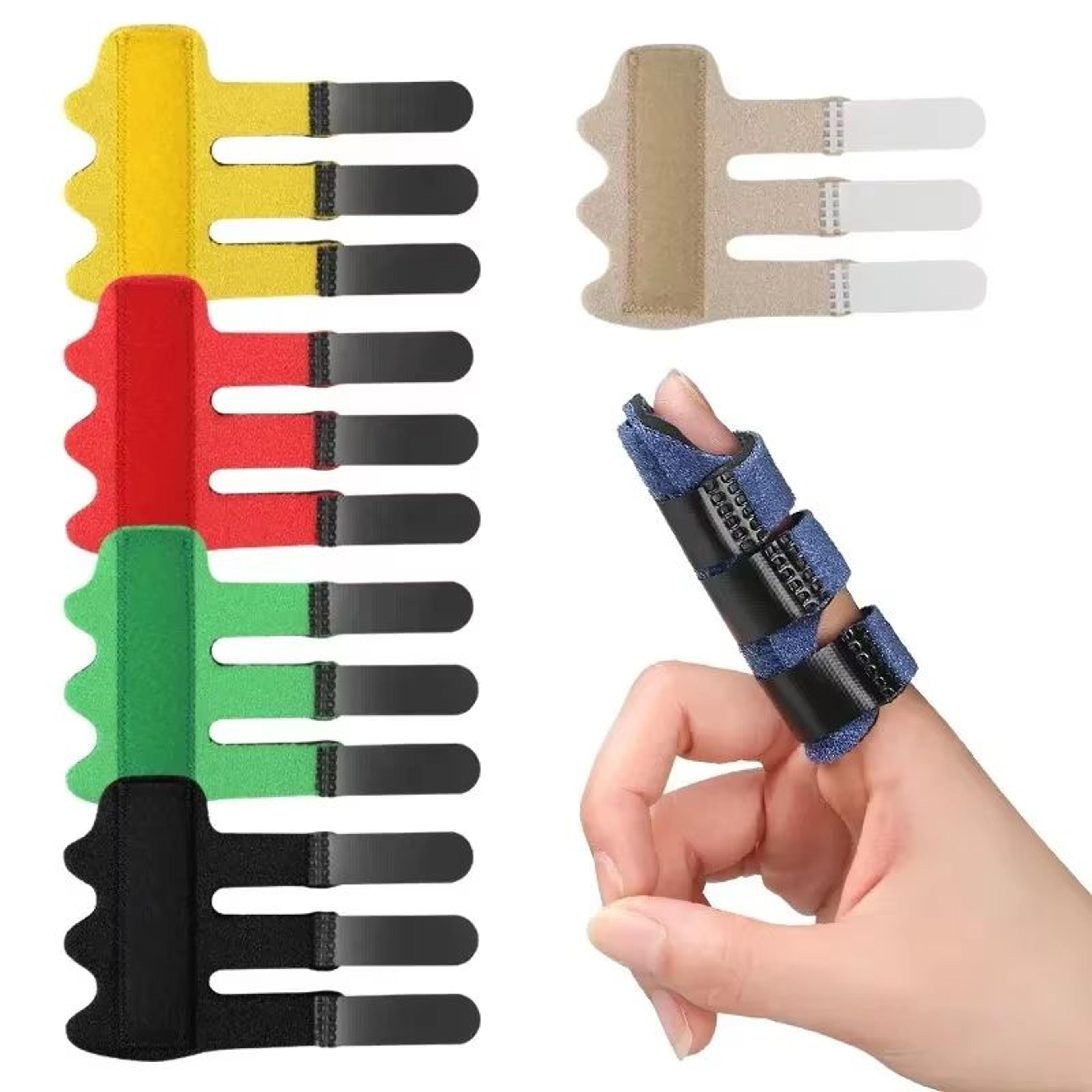 adjustable finger splint brace for arthritis pain relief and joint support stabilizer