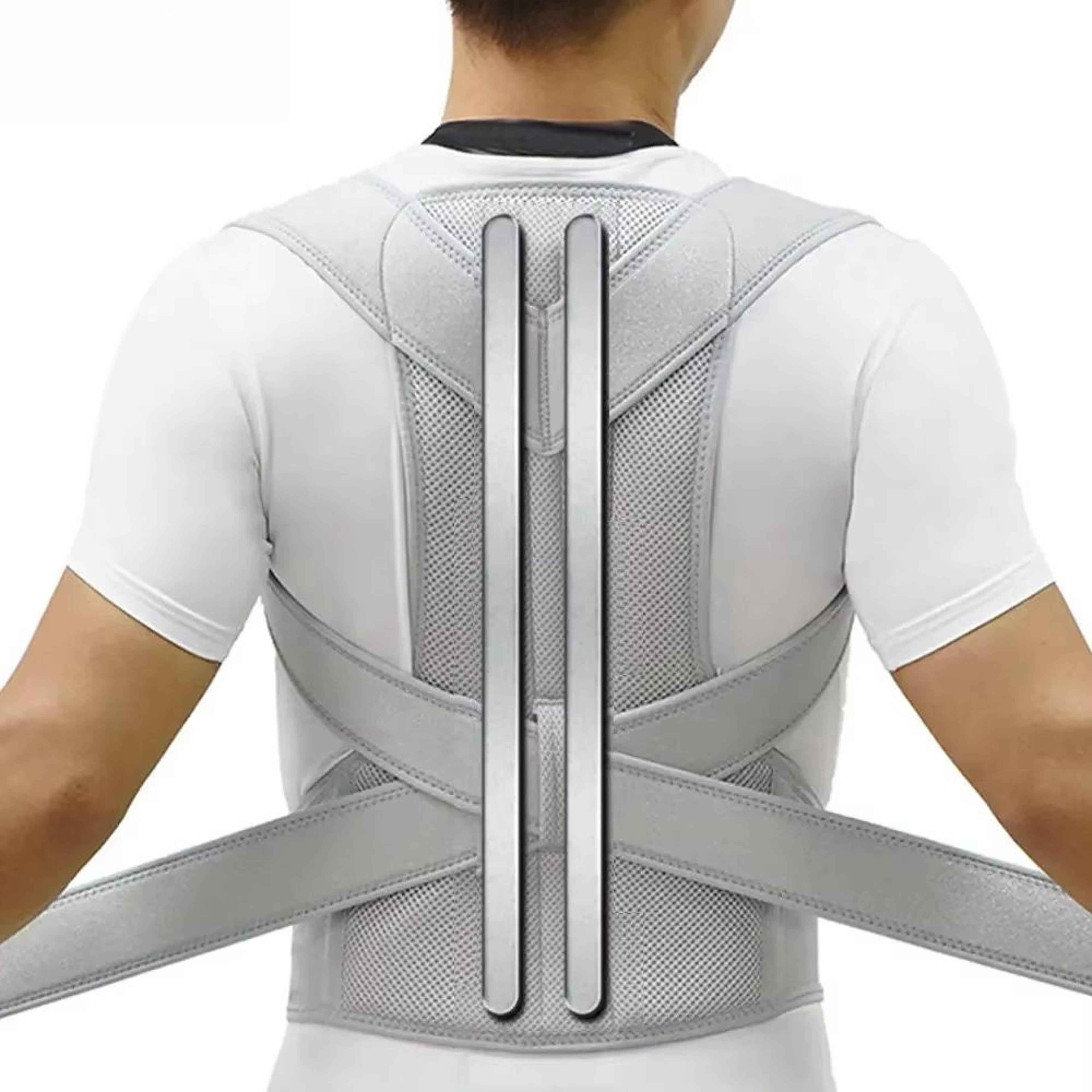adjustable upper back posture corrector brace shoulder support straightener strap