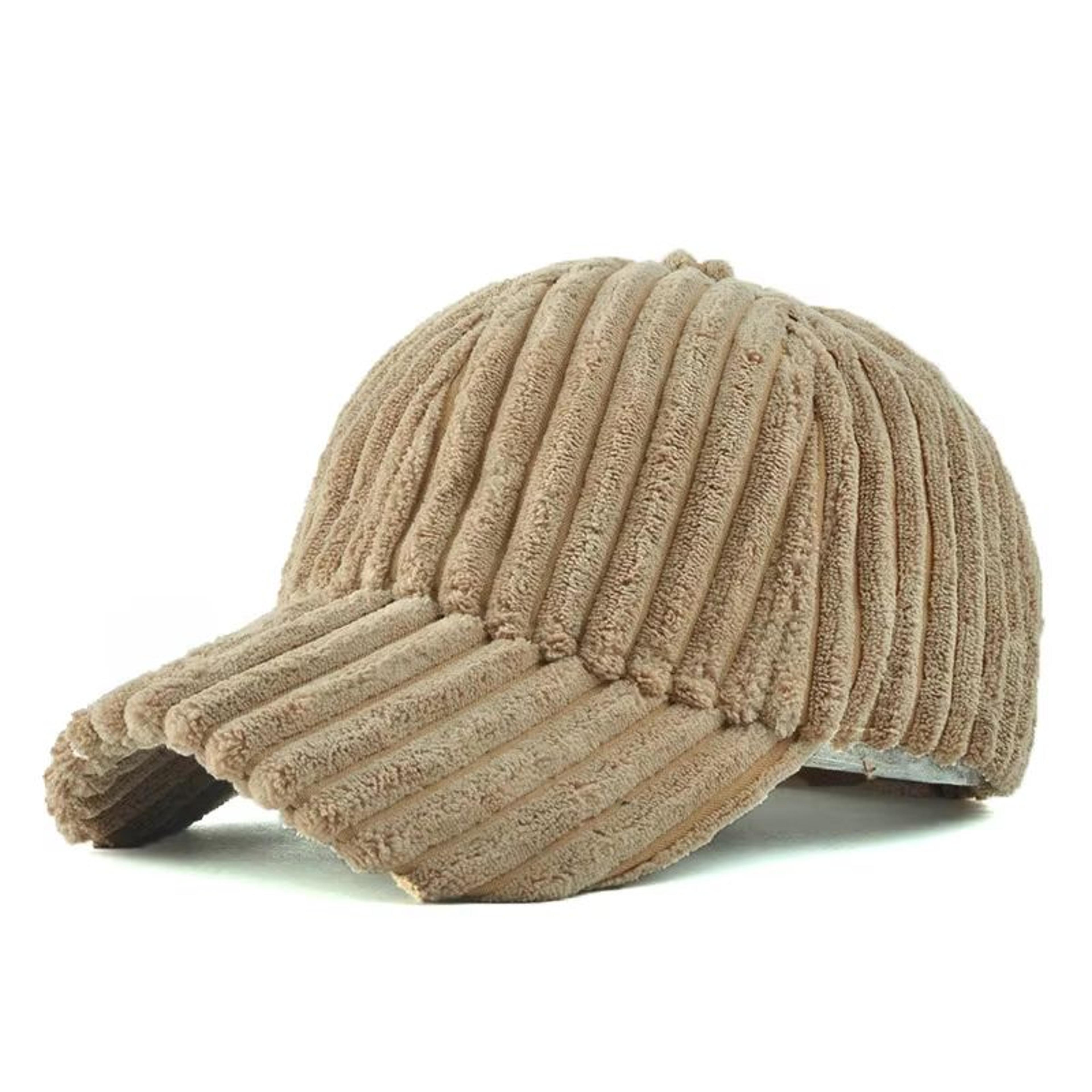 velvetcord classic corduroy baseball cap for women streetwear style