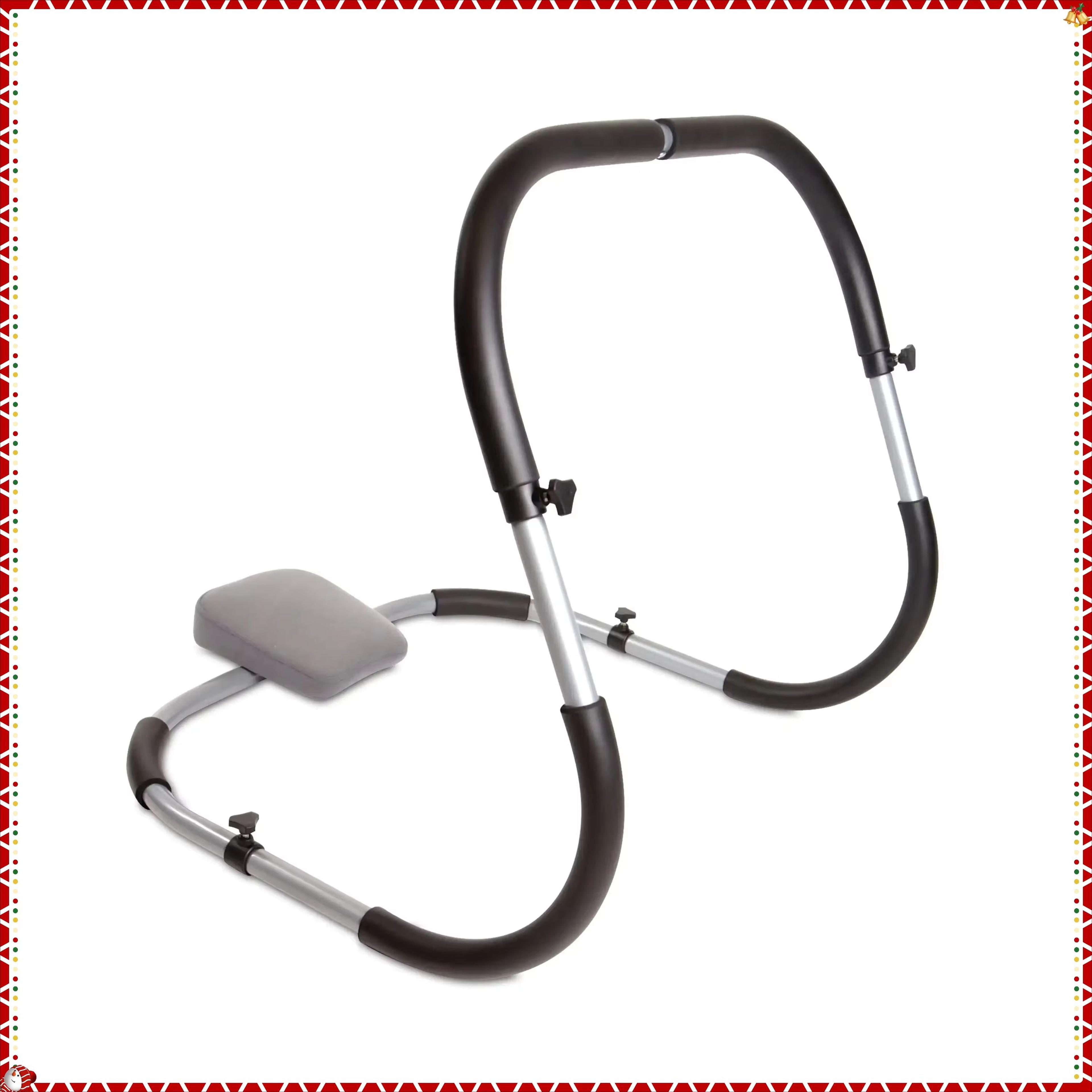 compact steel frame ab crunch machine with ergonomic support – home core trainer for effective abs workout