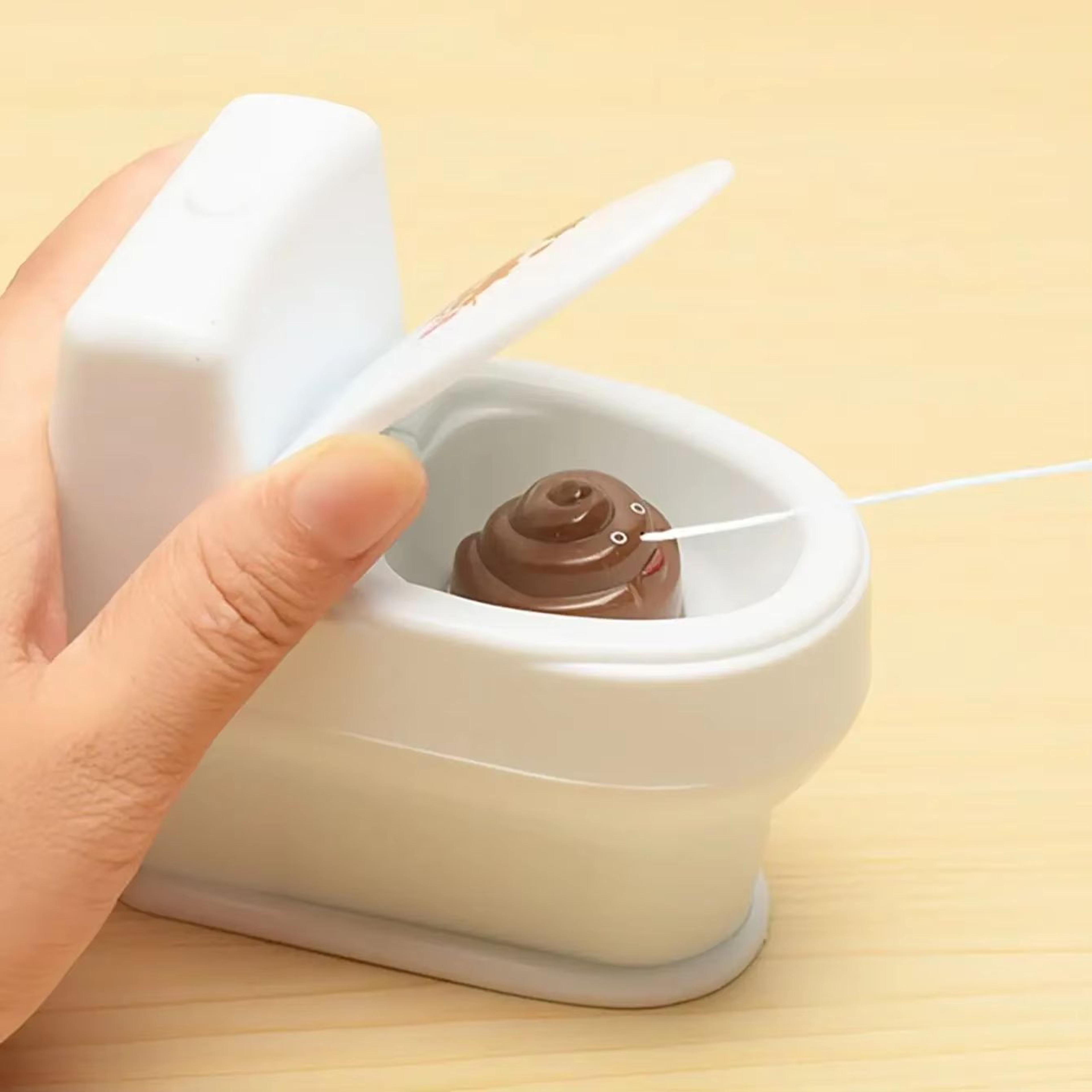 funny puppy spray prank toy toilet simulation joke sprinkler