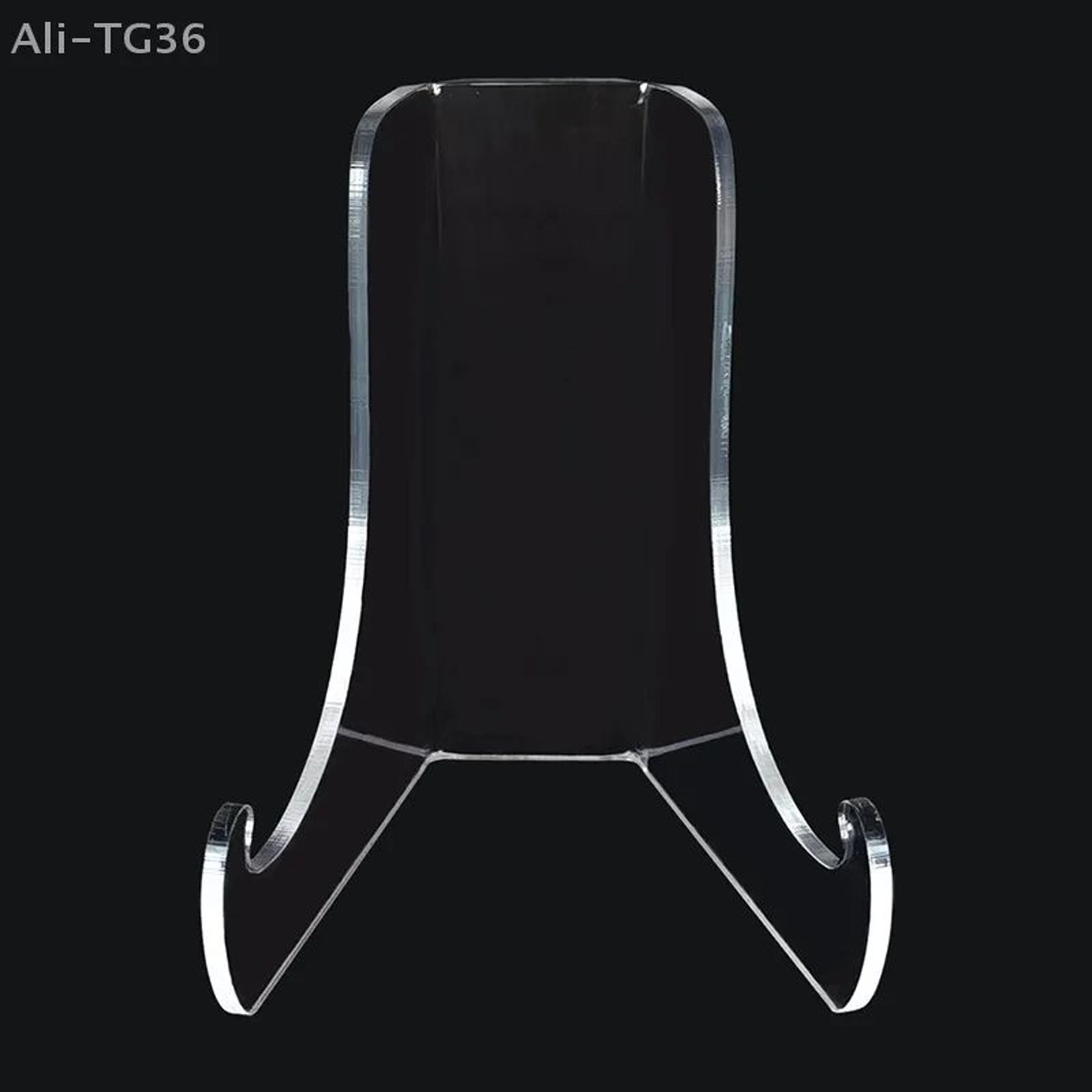 clear acrylic plate display stand multi purpose countertop easel holder