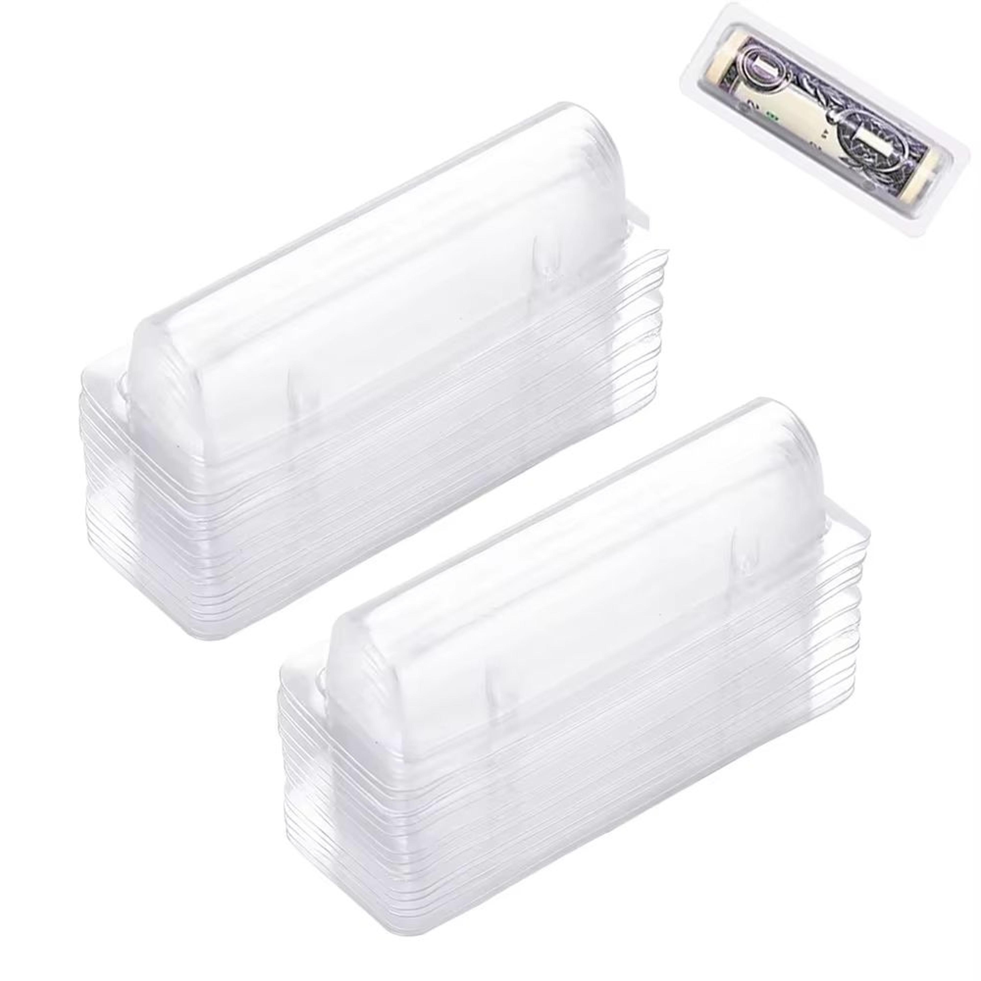 50pcs transparent plastic dome money holder waterproof diy gift card pouches