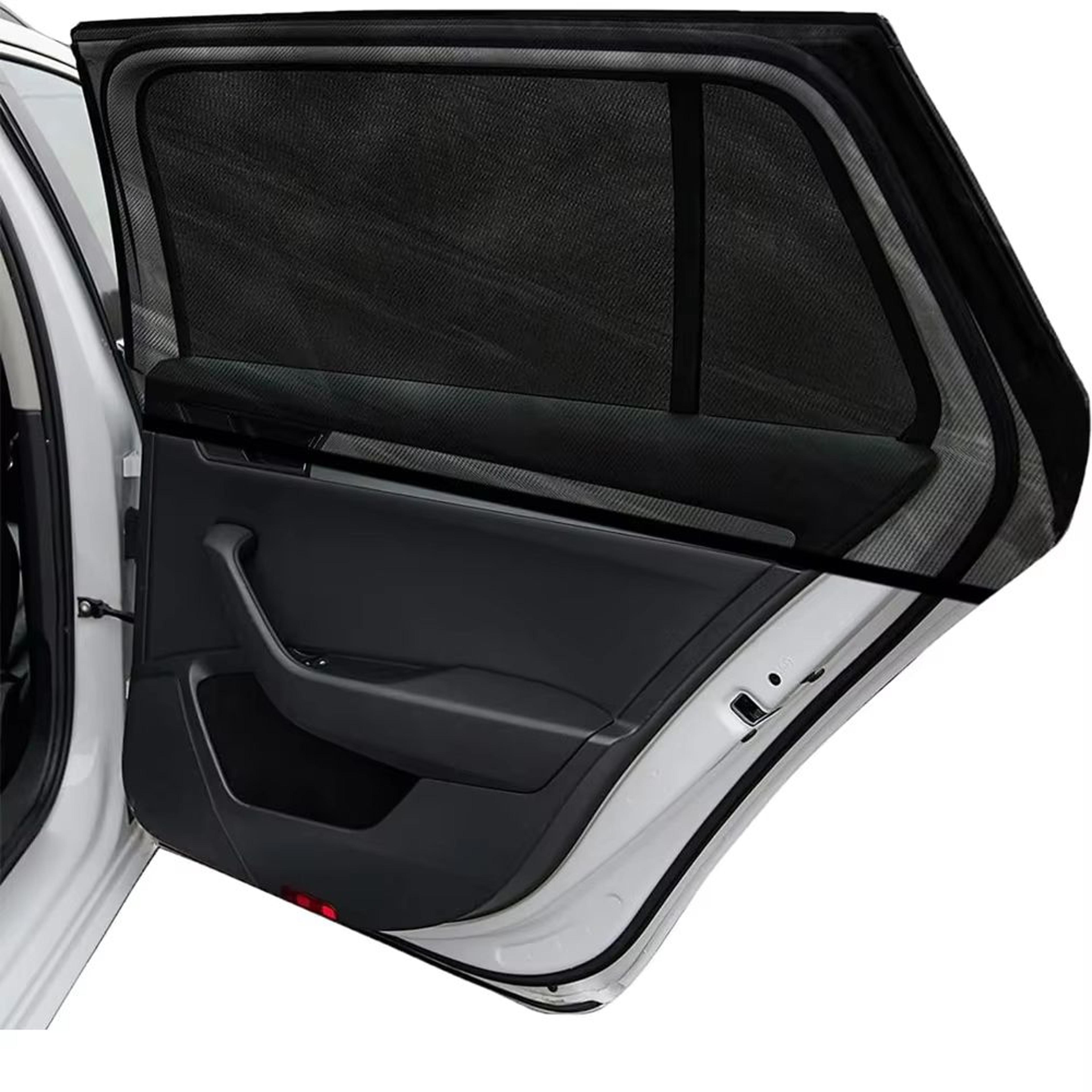 universal magnetic car window sunshade curtains uv protection mesh mosquito net for suv and sedan