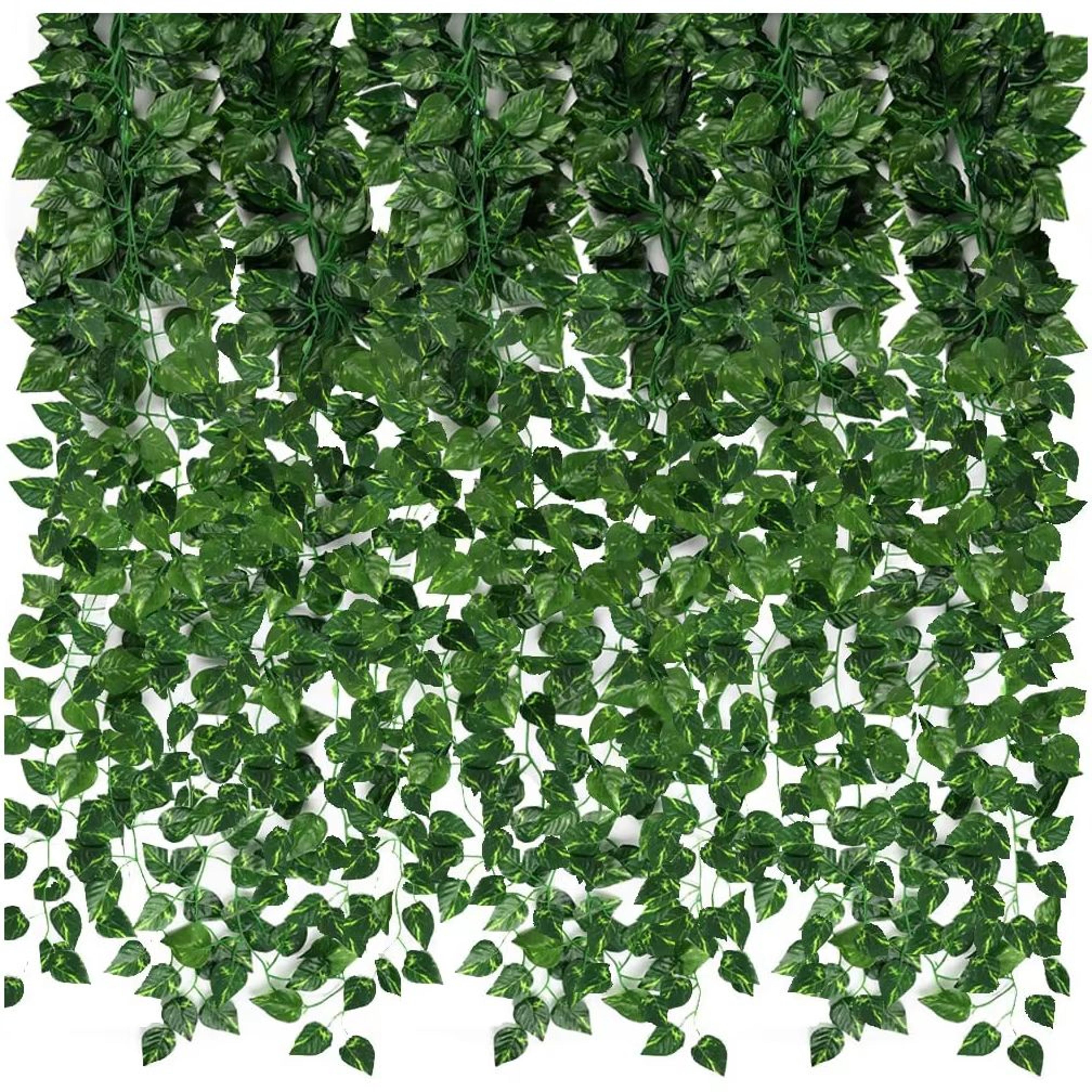 realistic artificial ivy leaves garland set for wall and event decor