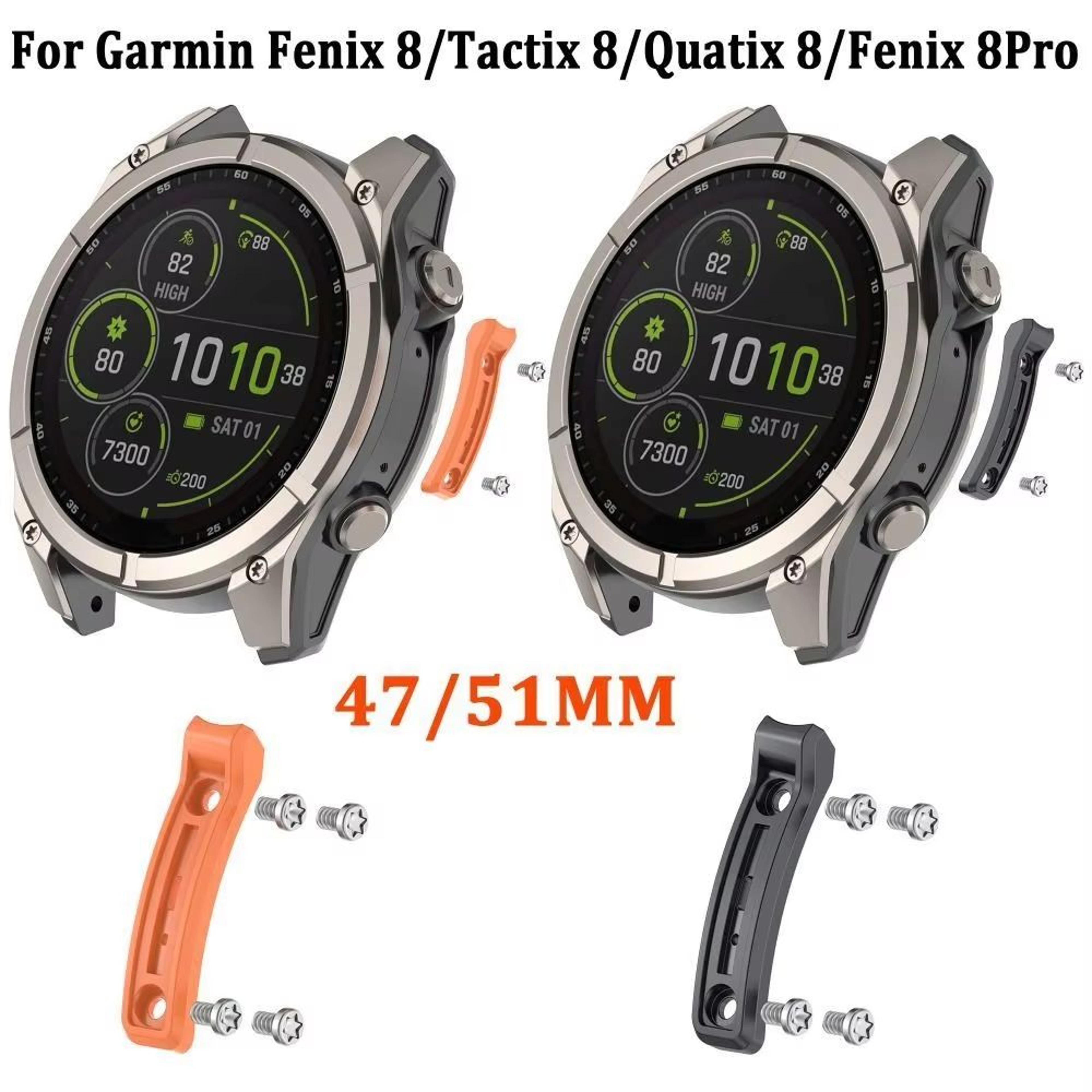 garmin fenix 8 metal watch bumper strip protective anti collision frame cover