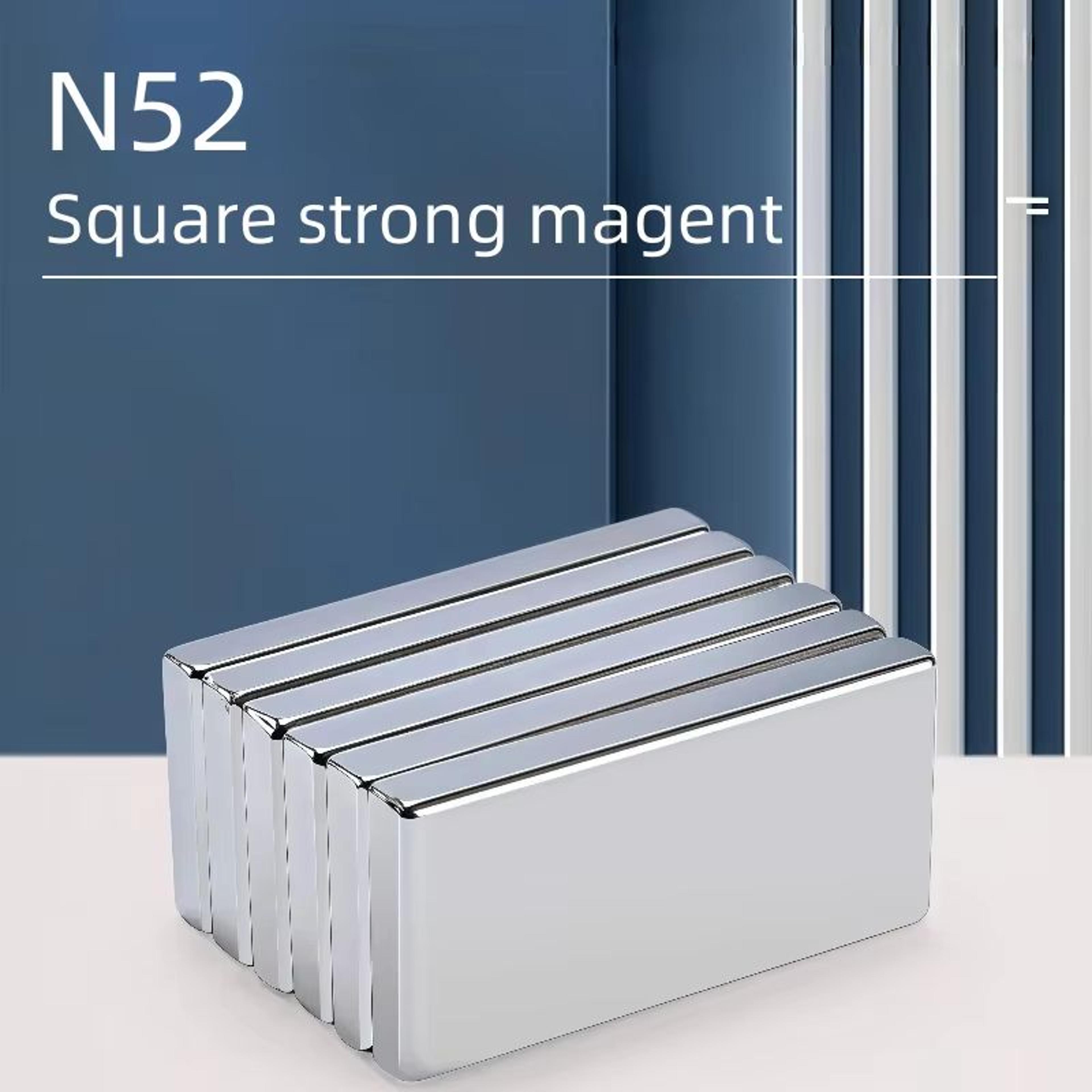 10pcs ultra strong n52 square neodymium magnets 1.18–1.97in heavy duty magnetic set