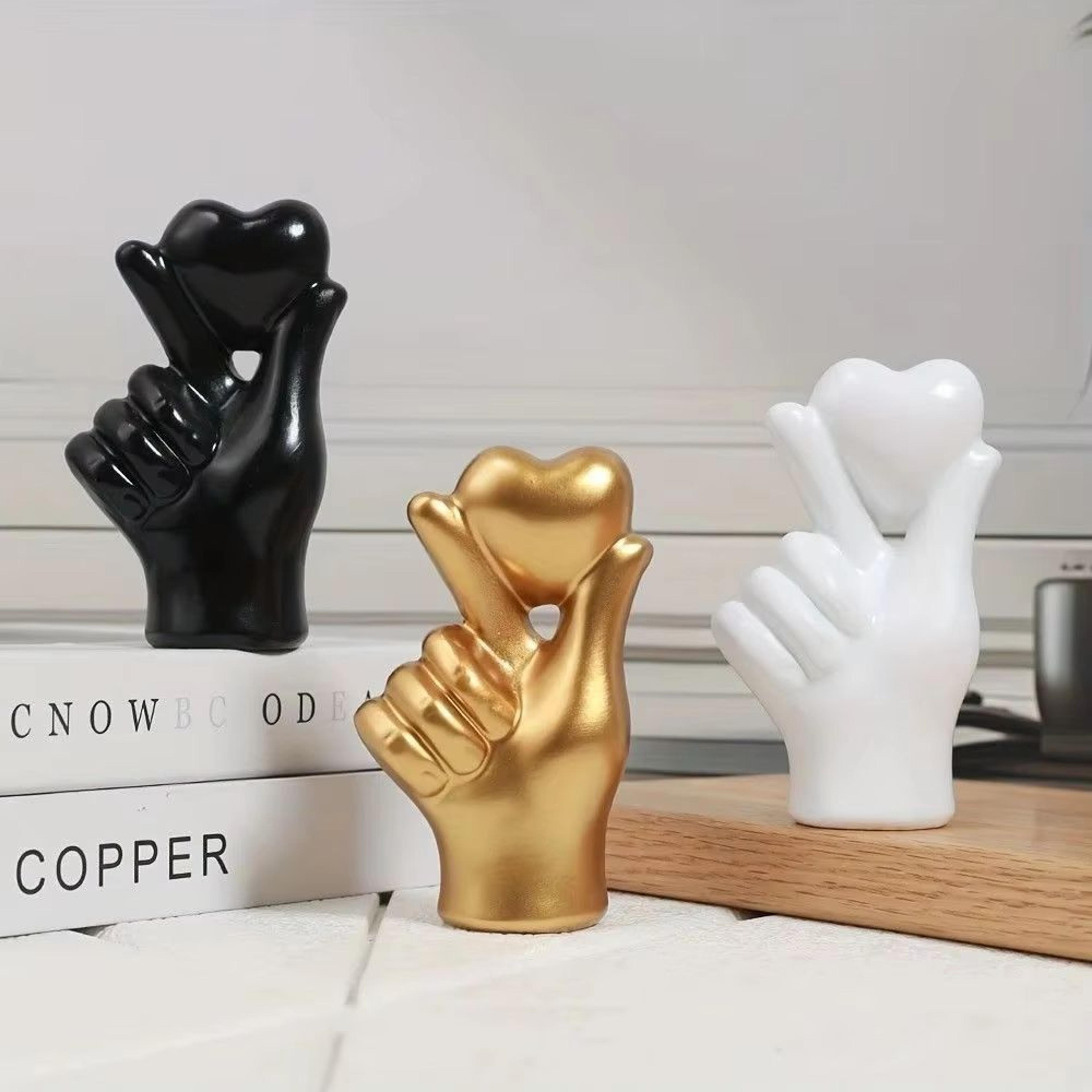 valentine love gesture resin ornament romantic modern desk and bedroom decor
