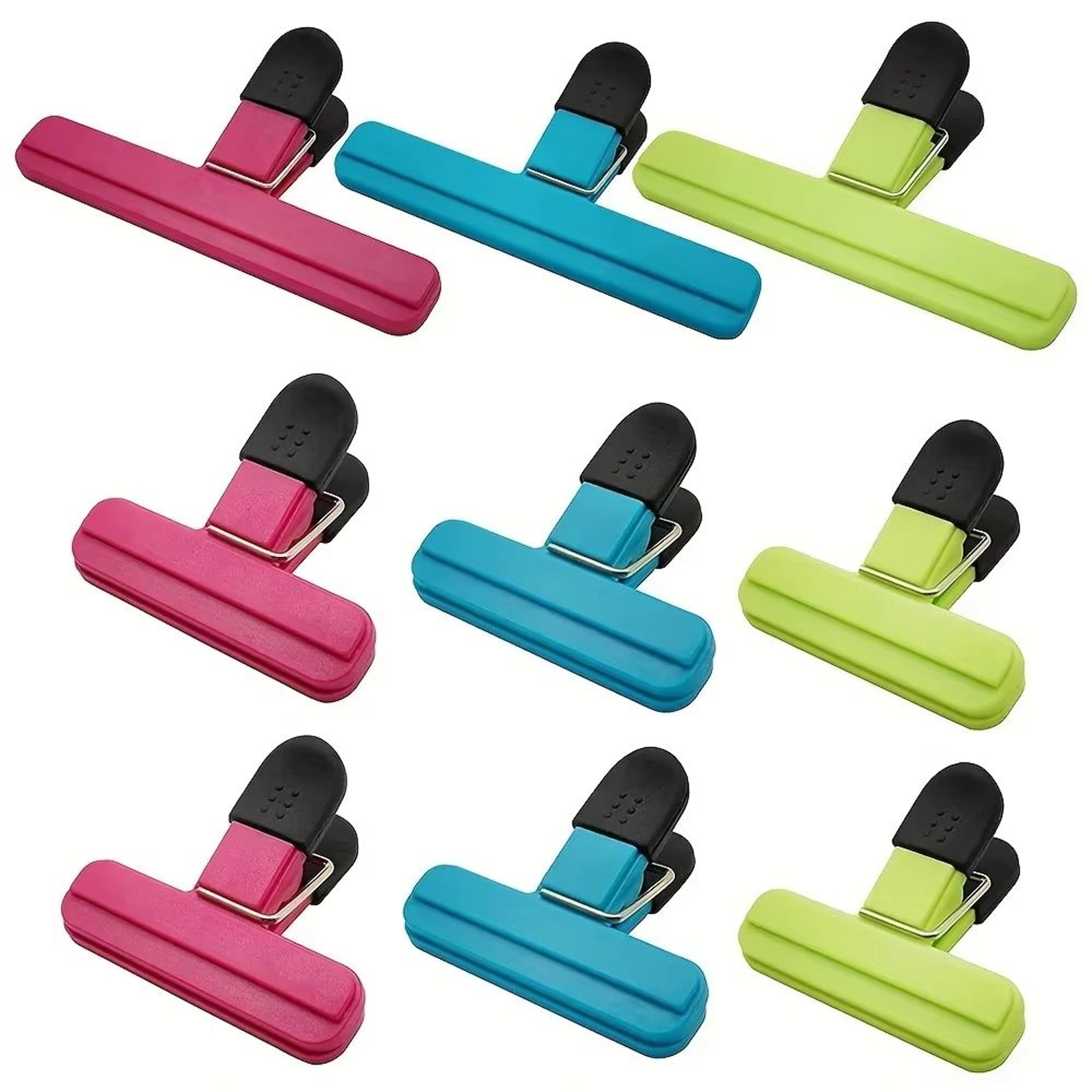 heavy duty multi-purpose food bag clips set for airtight kitchen storage