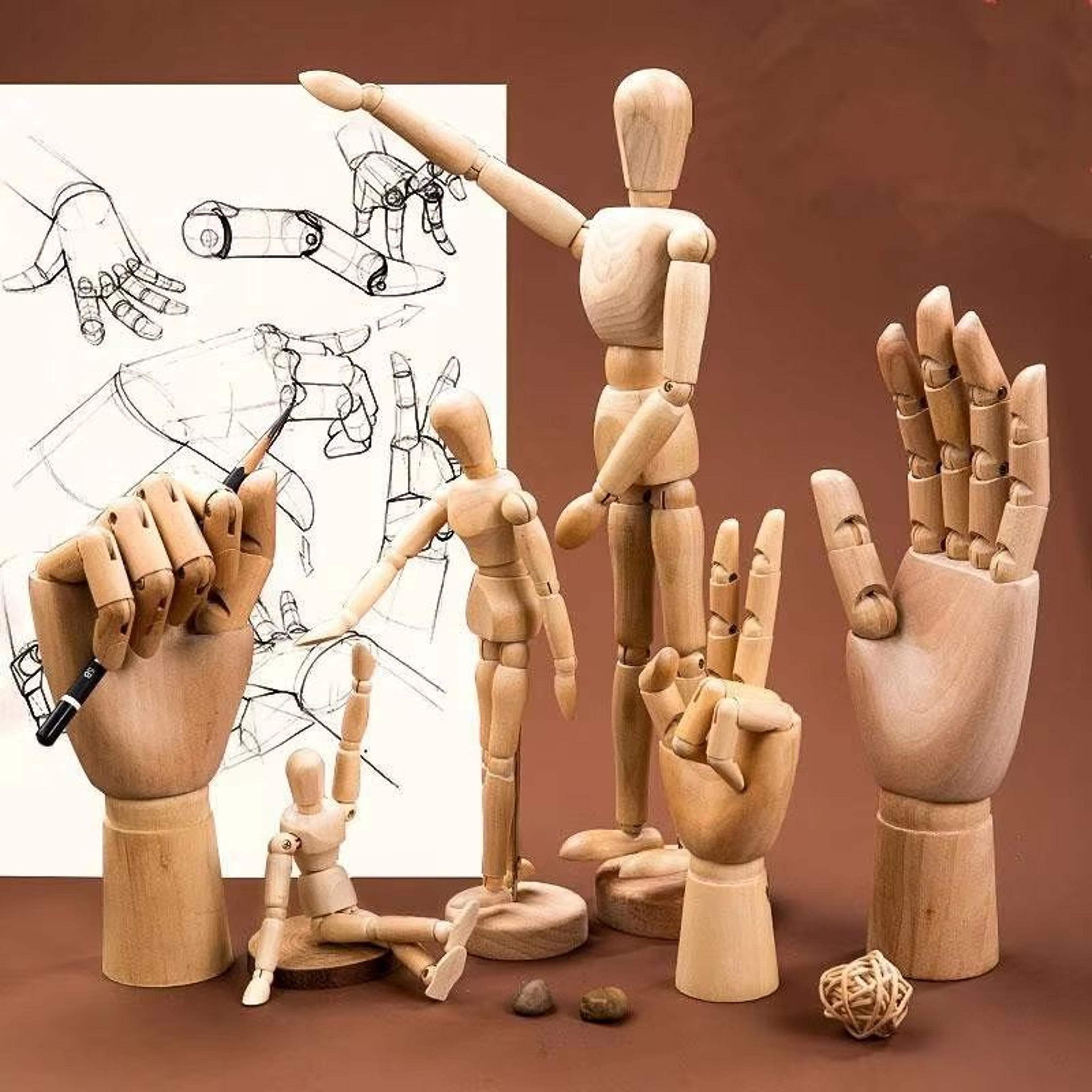 poseable wooden artist mannequin movable figure for drawing and decor