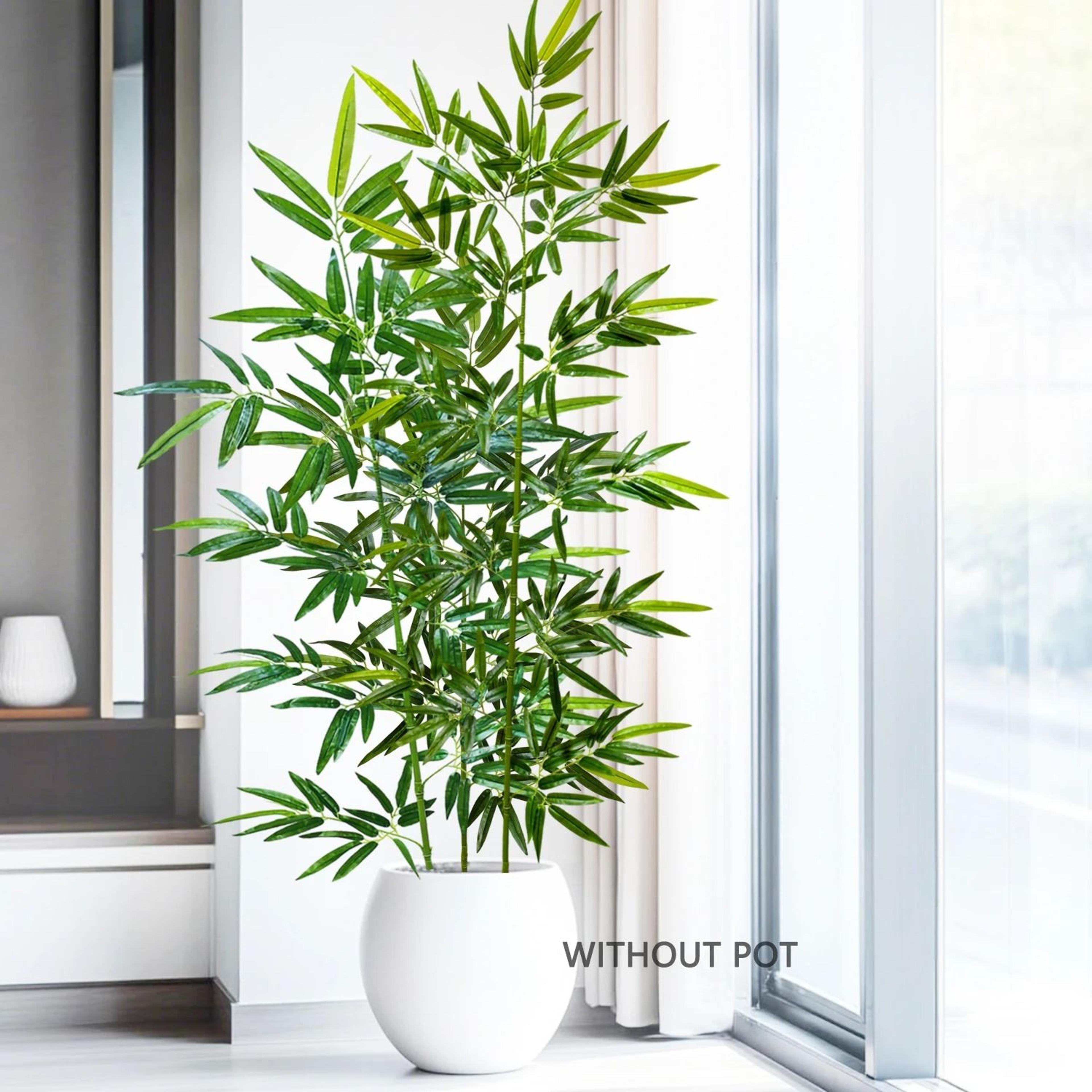tall artificial bamboo leaf branch – 120–240cm realistic indoor outdoor greenery decor