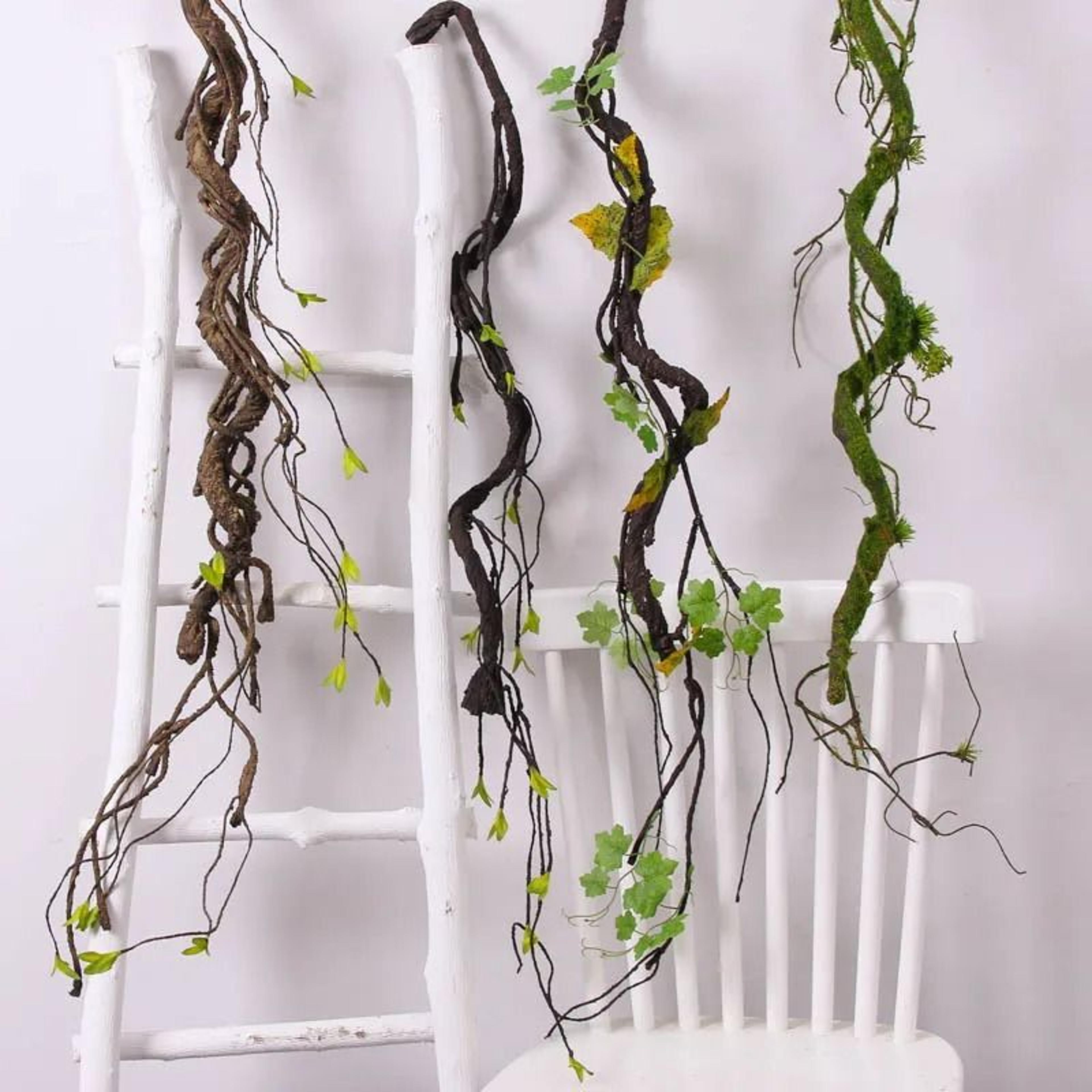 artificial rattan vine wall hanging for wedding and rustic home decor
