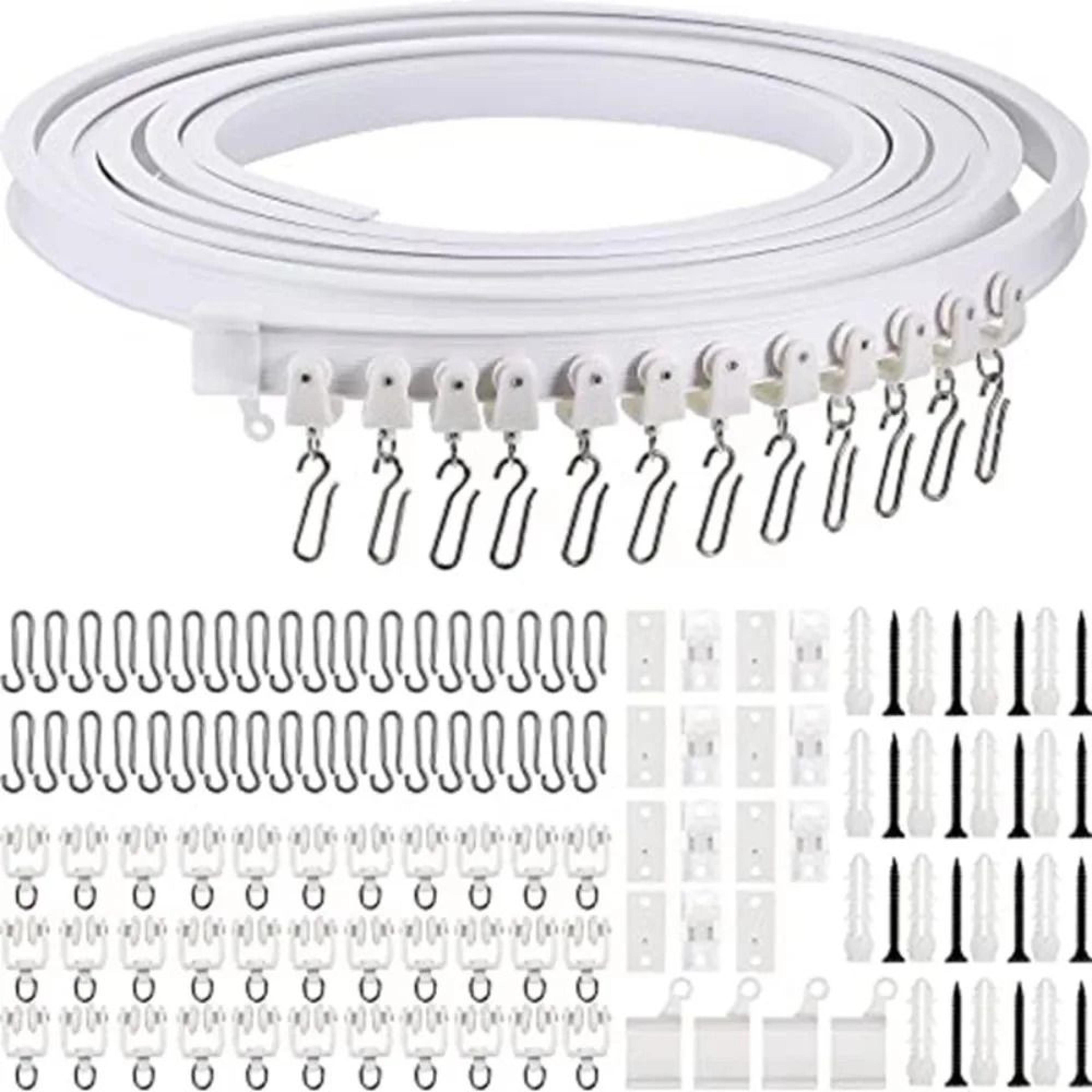 modern bendable nano silent curtain rail track system