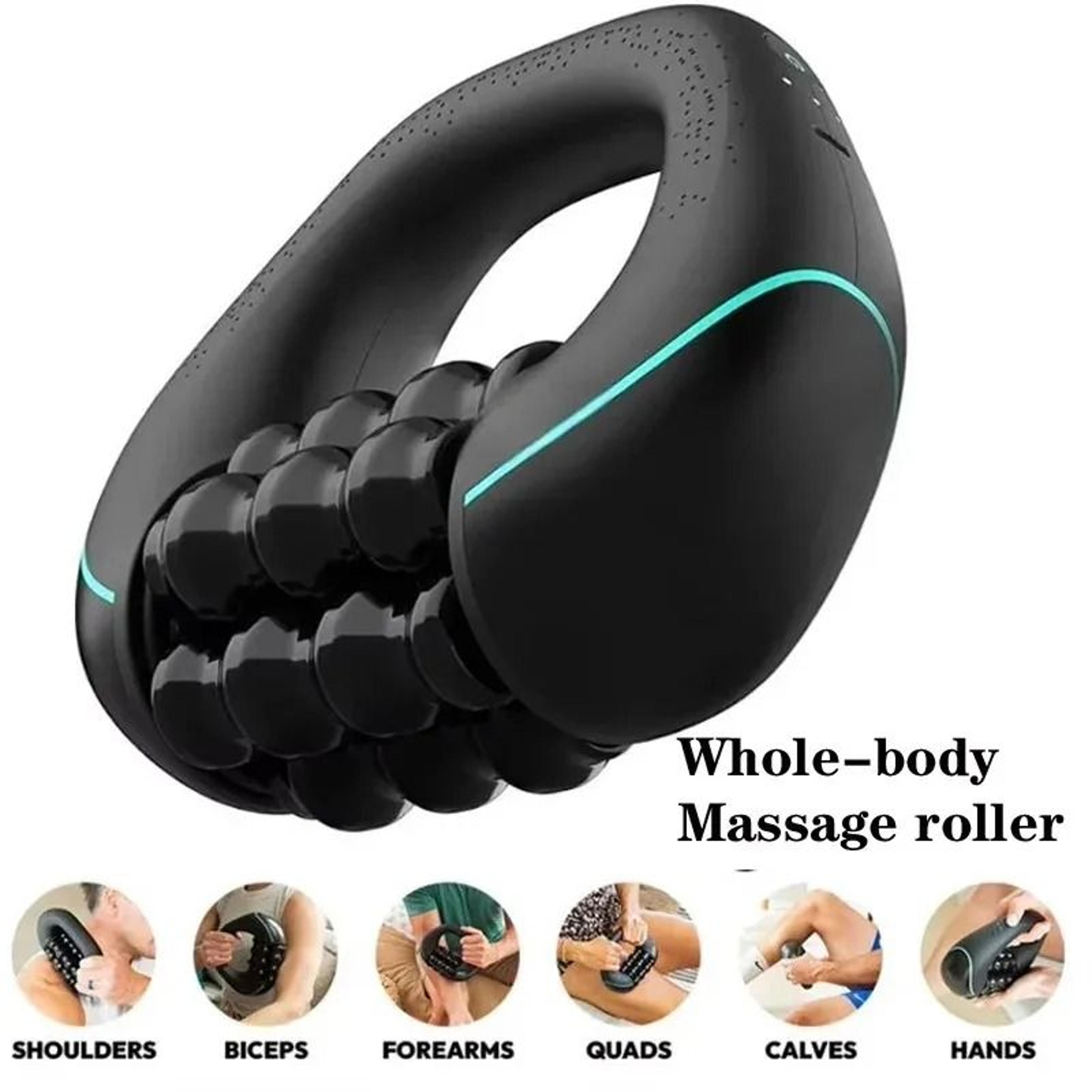 rechargeable percussion massage roller for deep tissue muscle relief