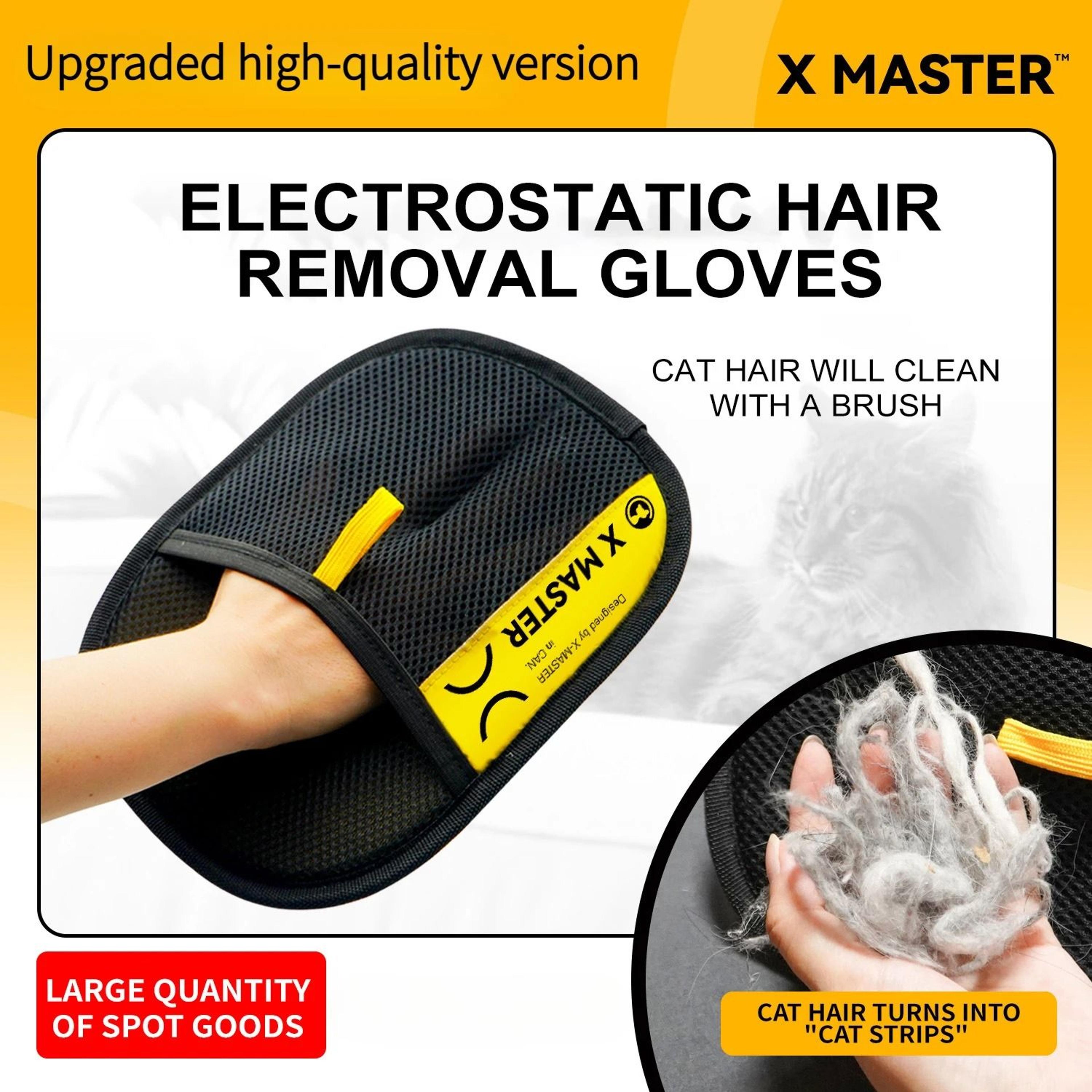 fursweep static pet hair removal grooming gloves