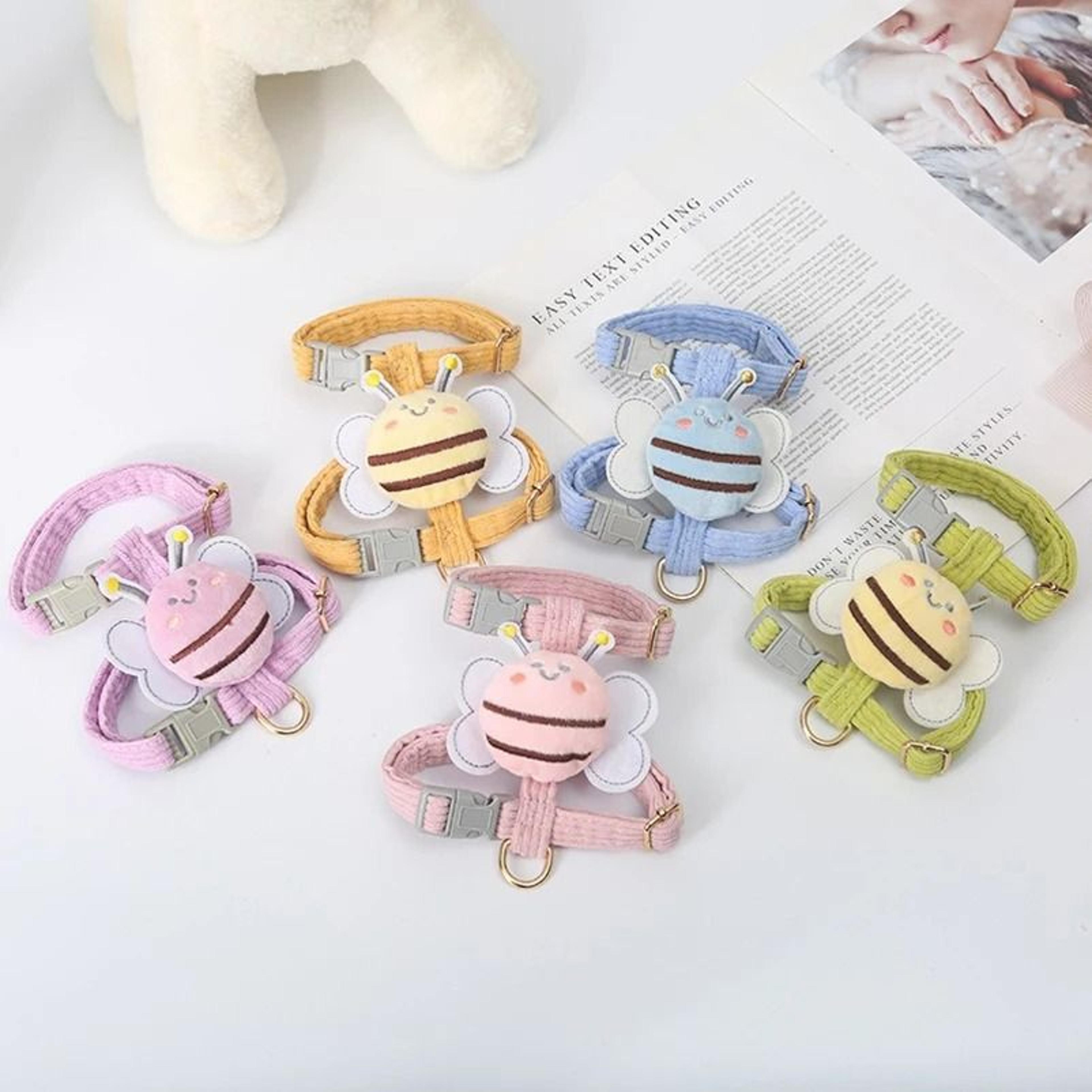bumblewalk lightweight bee pet harness & leash set